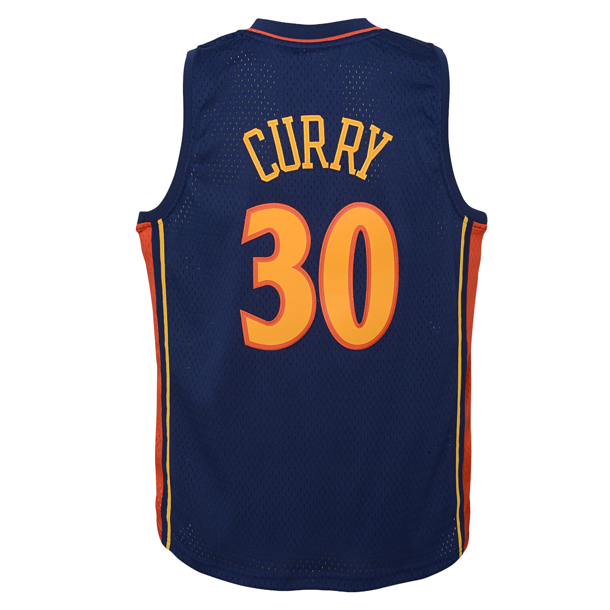 Golden State Warriors 2009/10 Youth Stephen Curry Road Hardwood Classics Jersey, , rebel_hi-res