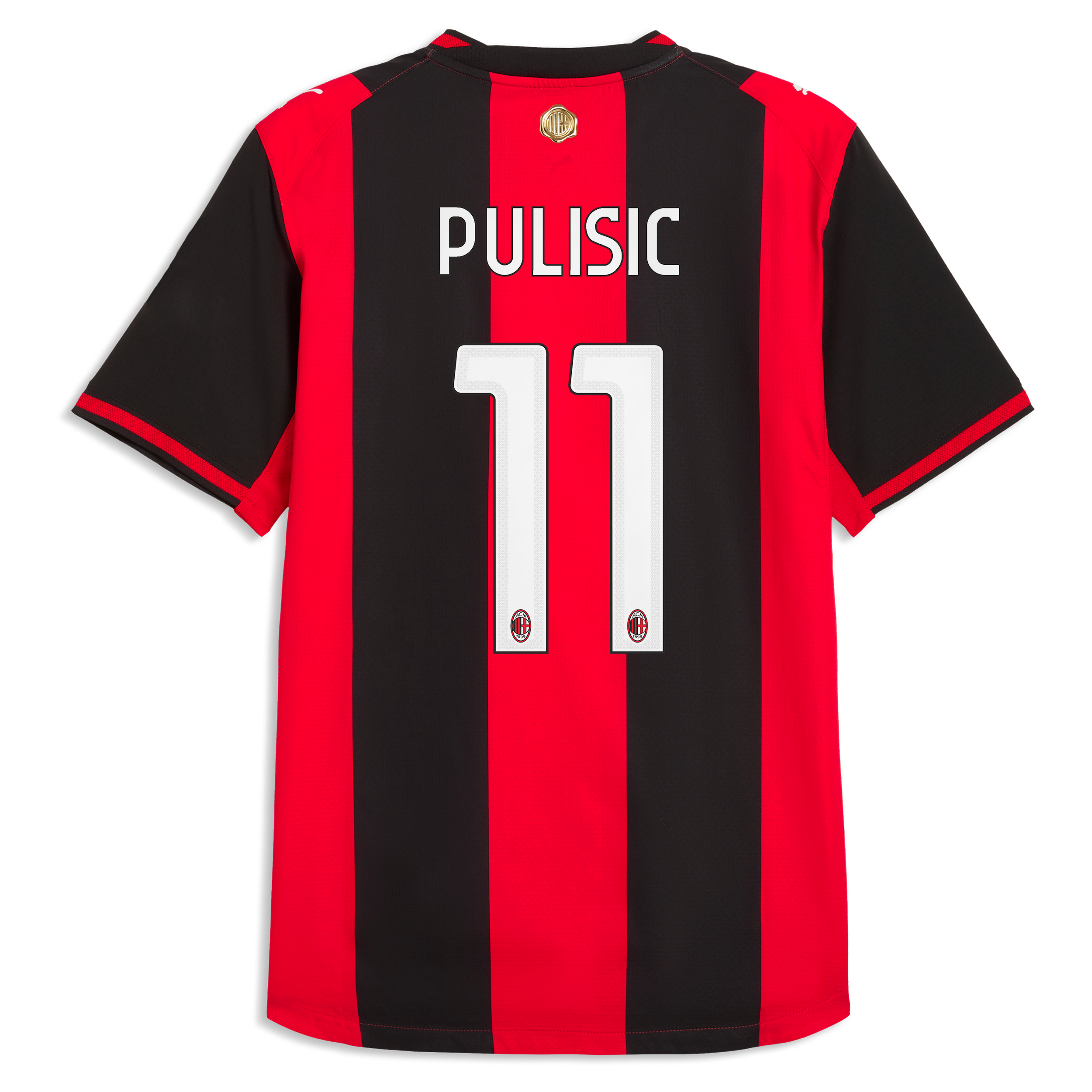 AC Milan PUMA Home Authentic Shirt 2026-27 with Pulisic 11 printing, , rebel_hi-res