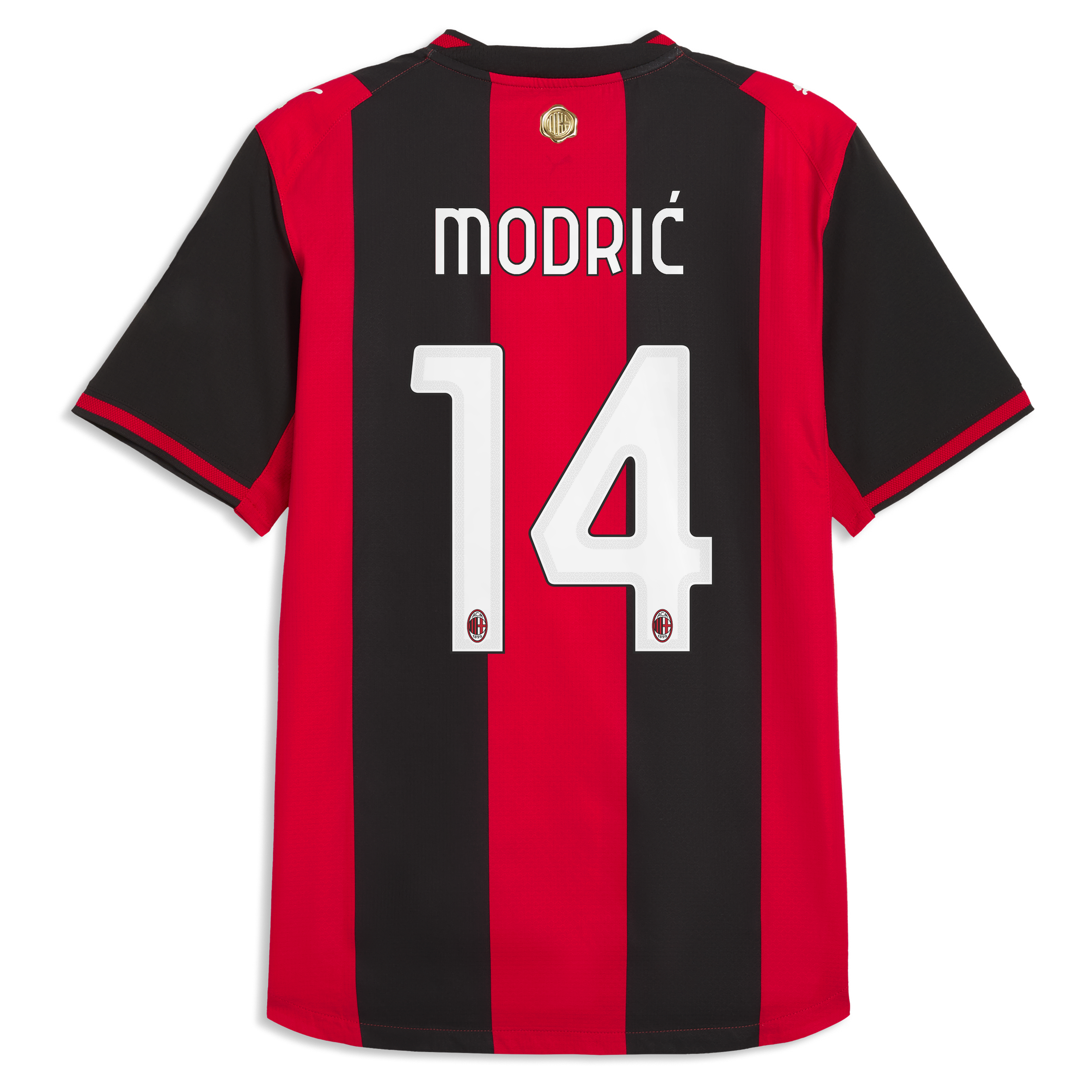 AC Milan PUMA Home Authentic Shirt 2026-27 with Modrić 14 printing, , rebel_hi-res