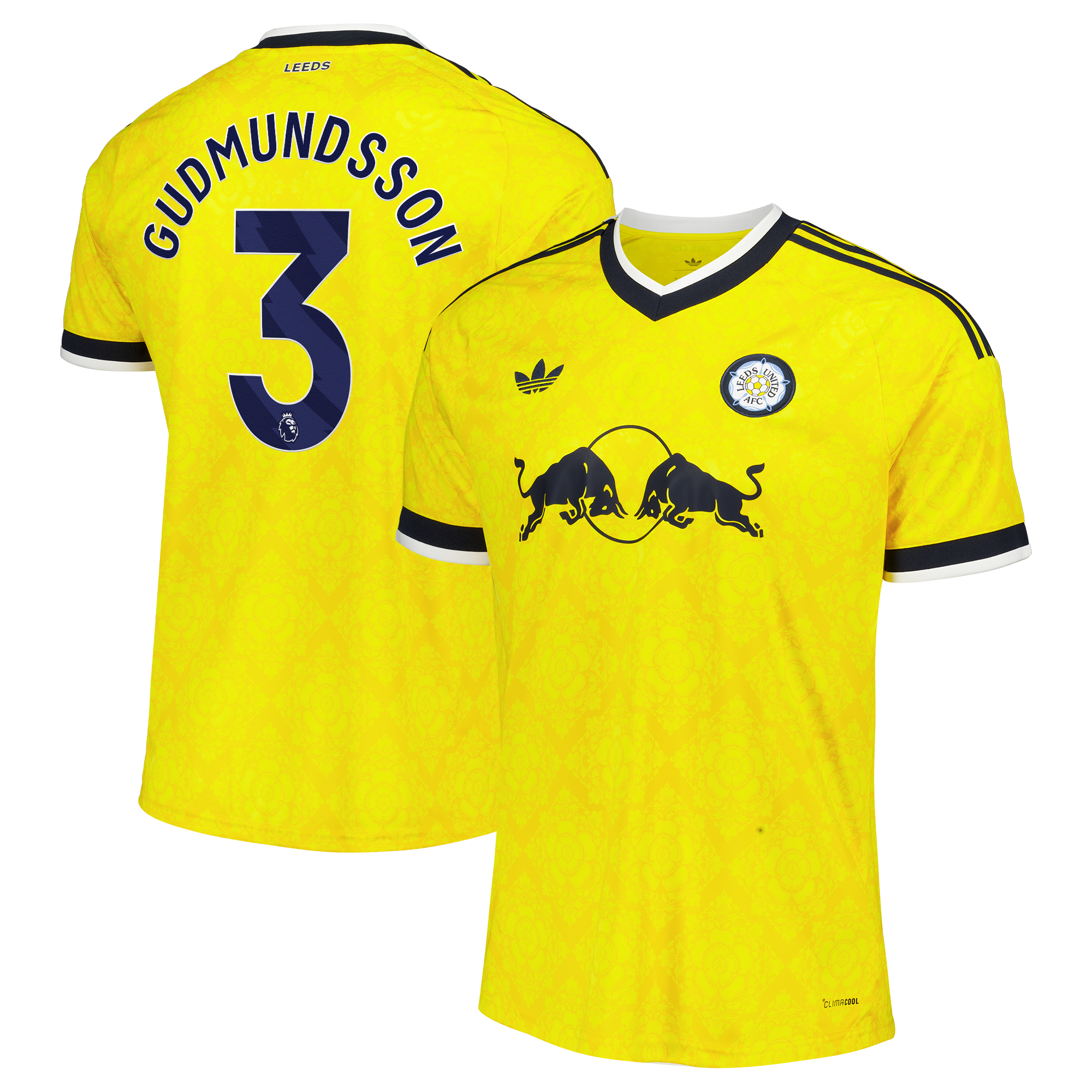 Leeds United adidas Away Shirt 2026-27 with Gudmundsson 3 printing, , rebel_hi-res