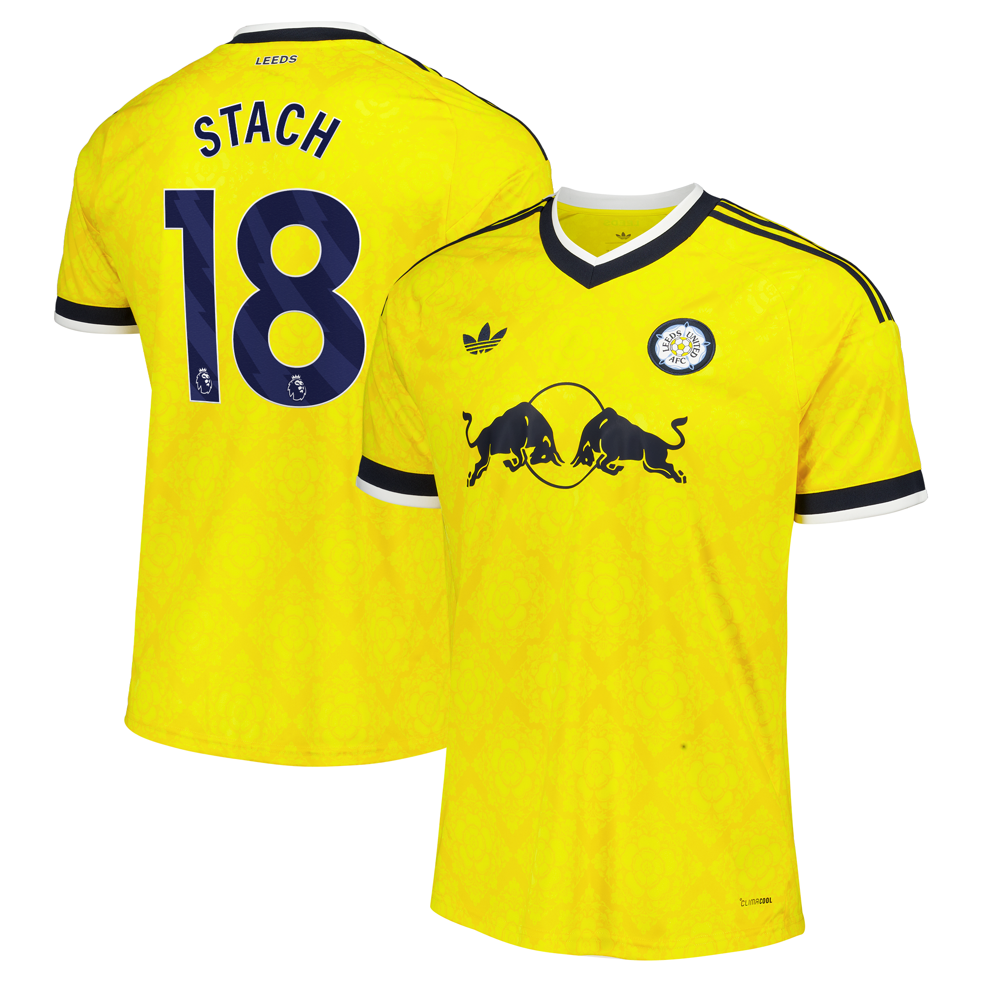Leeds United adidas Away Shirt 2026-27 with Stach 18 printing, , rebel_hi-res