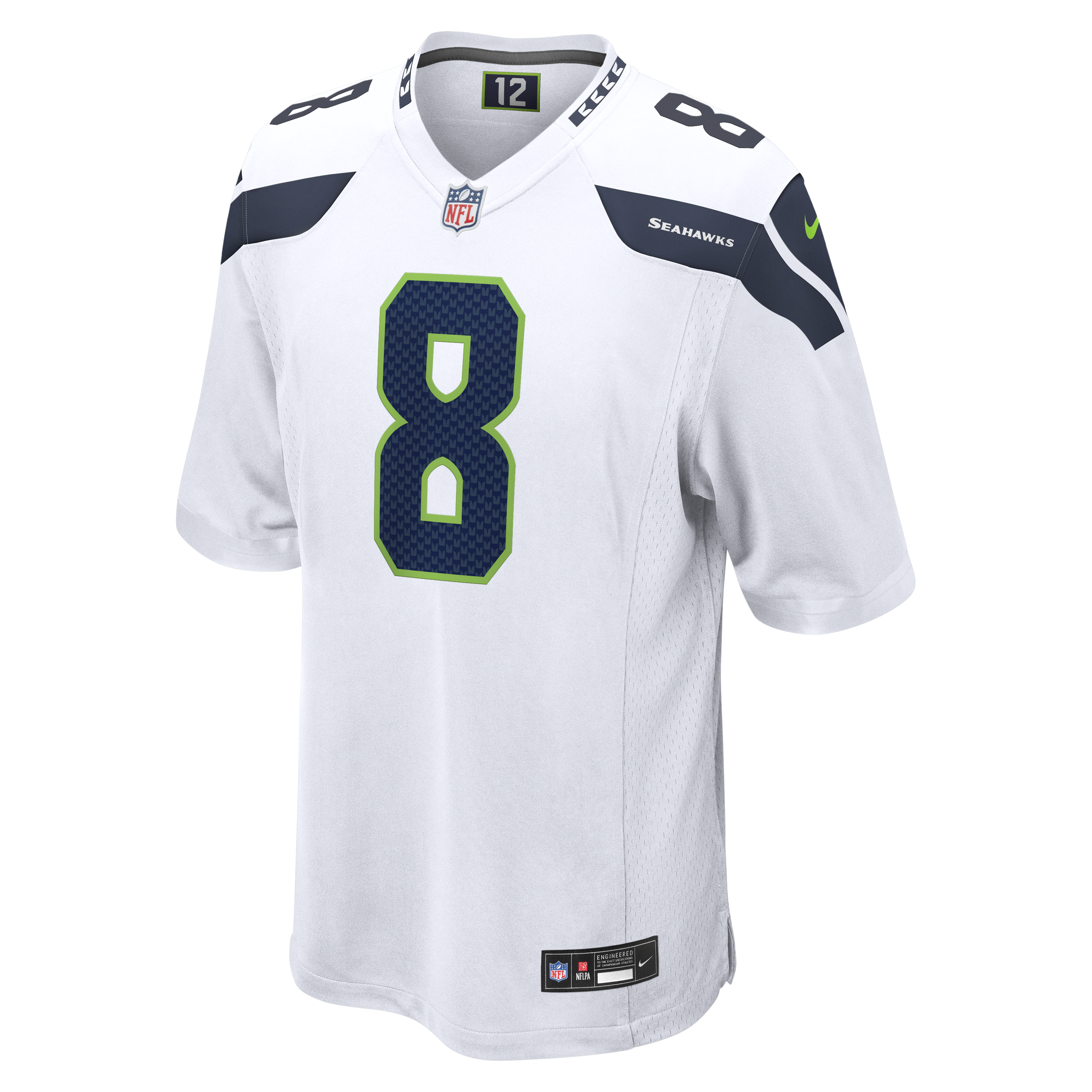 Seattle Seahawks Nike Game Road Jersey - White - Jadarian Price - Mens, , rebel_hi-res