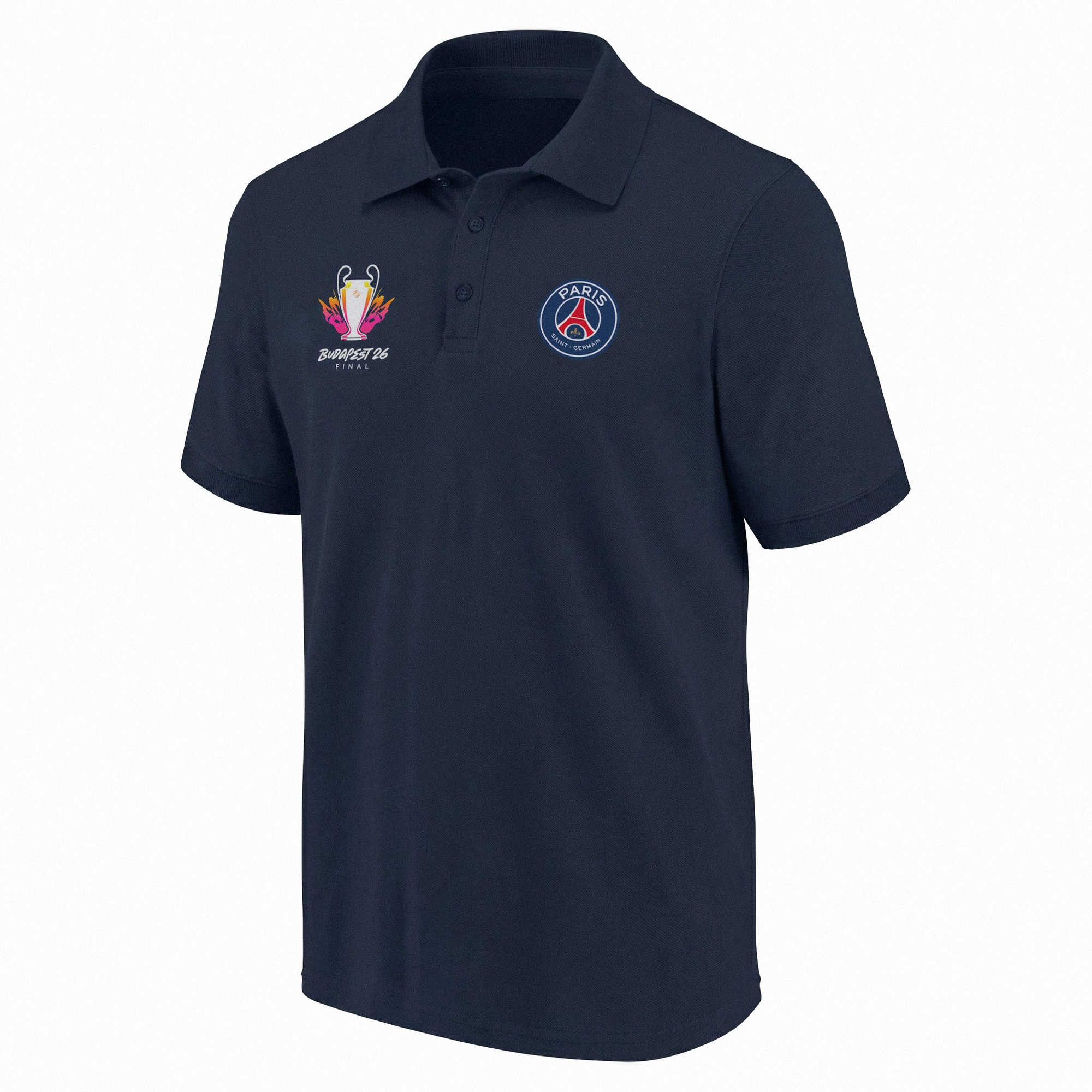 Paris Saint-Germain UCL Finalist Budapest 2026 Polo - Navy, , rebel_hi-res