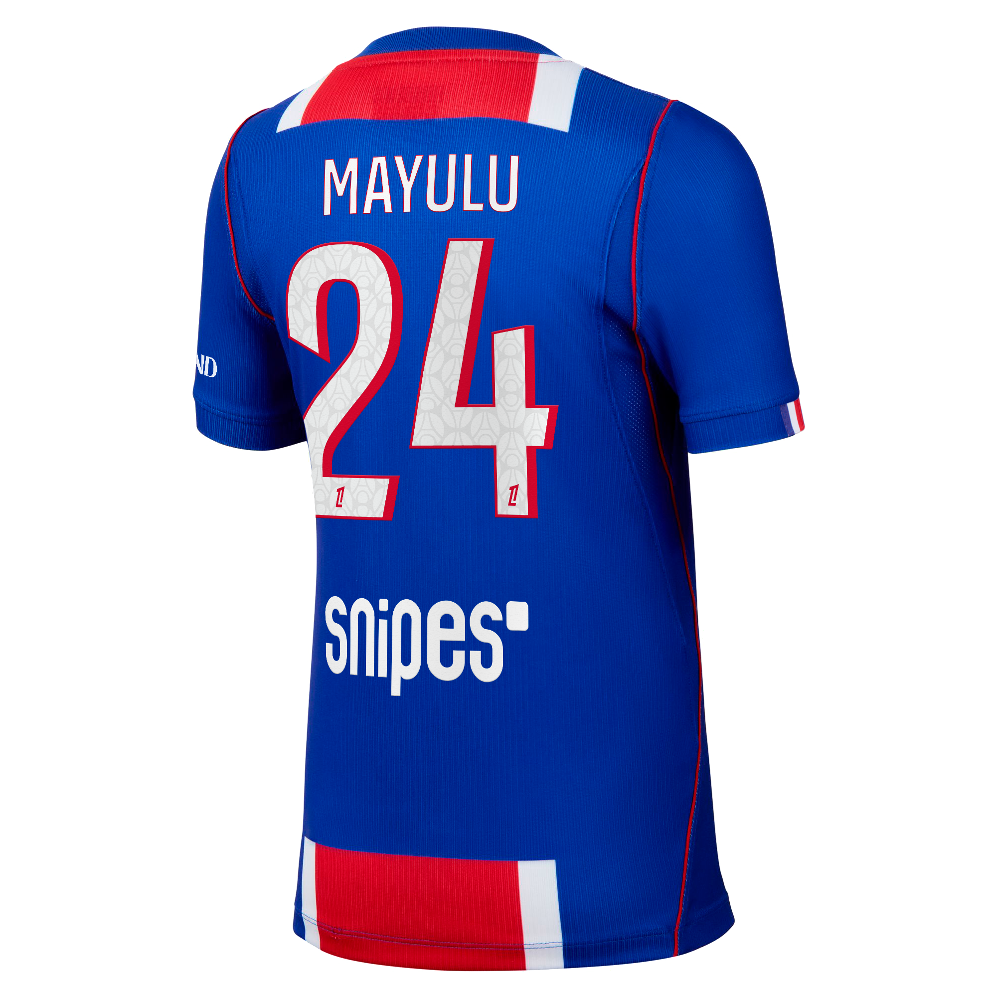 PSG Nike Home Stadium Shirt 2026-27 - Kids with Mayulu 24 printing, , rebel_hi-res