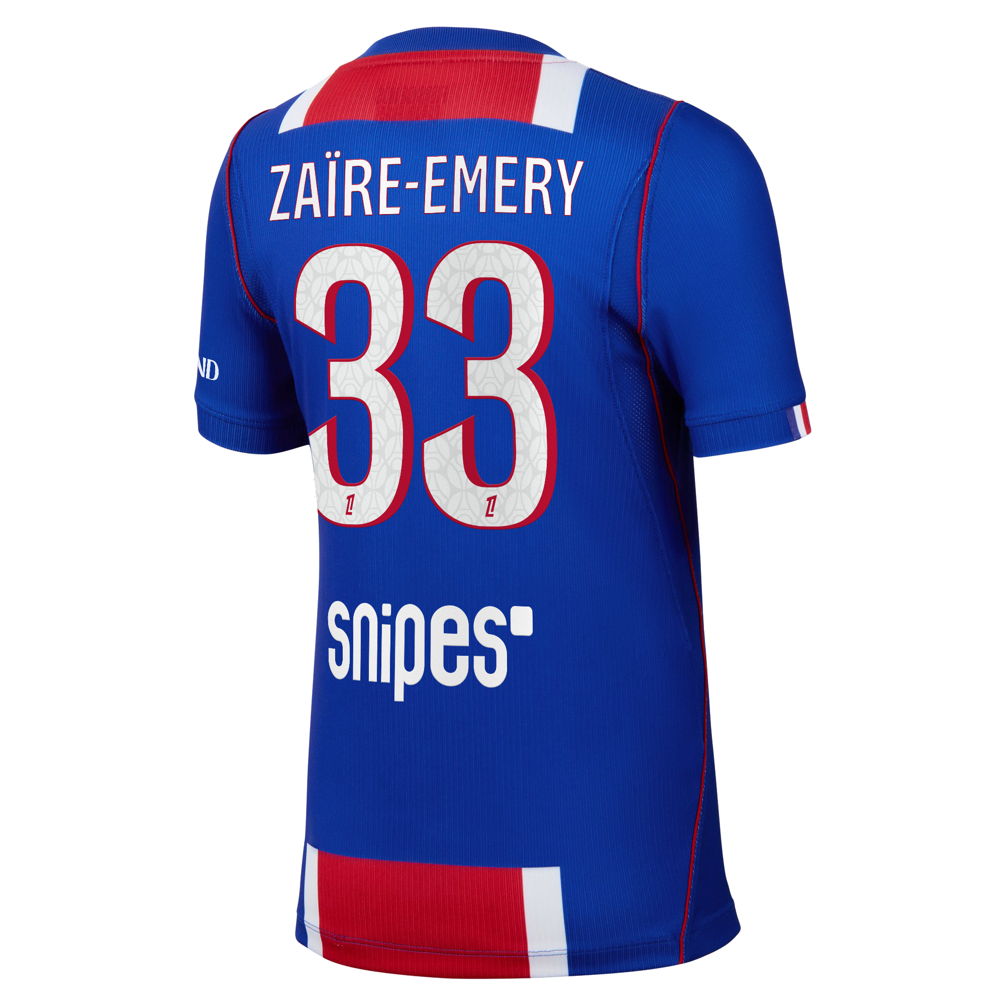 PSG Nike Home Stadium Shirt 2026-27 - Kids with Za&iuml;re-Emery 33 printing, , rebel_hi-res