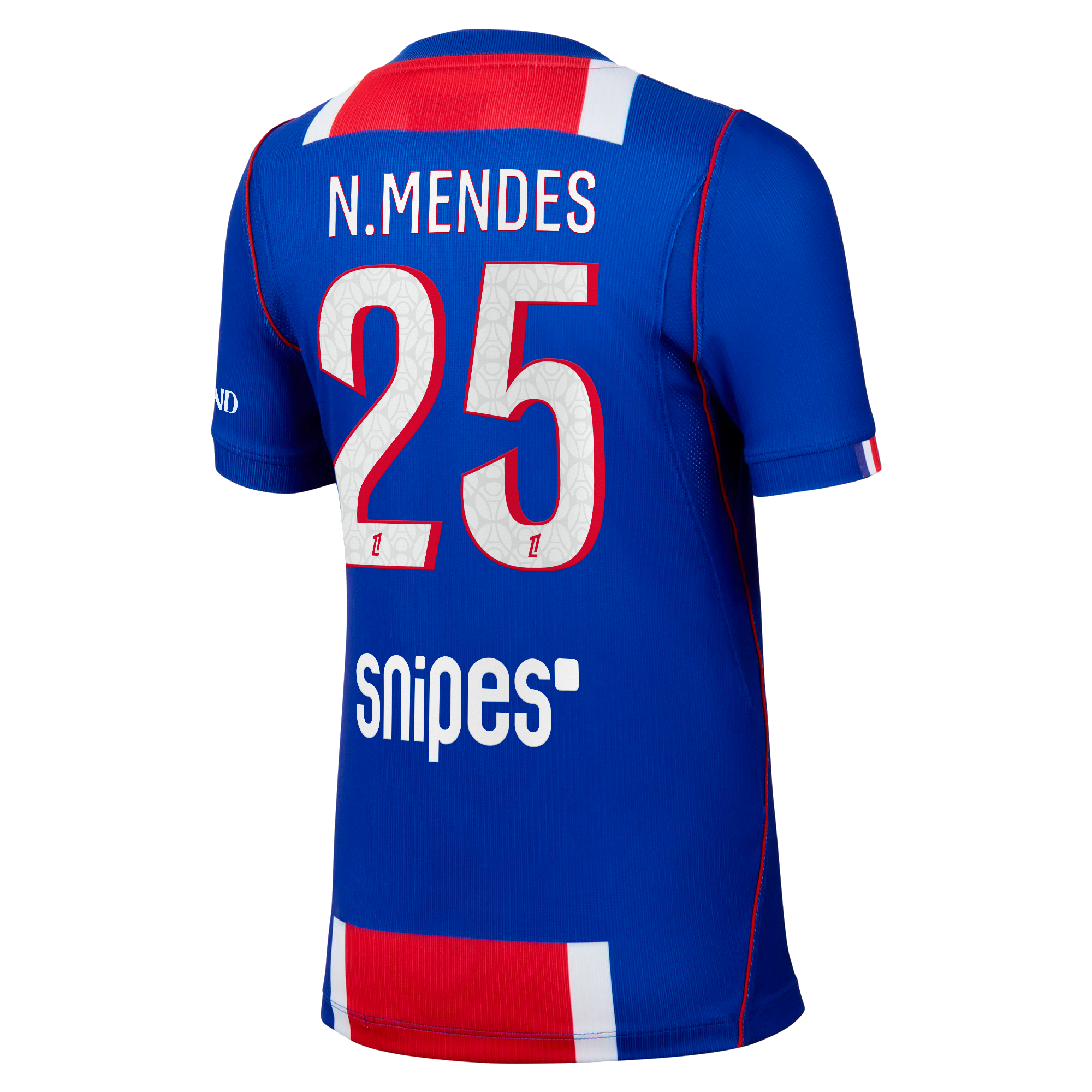PSG Nike Home Stadium Shirt 2026-27 - Kids with N.Mendes 25 printing, , rebel_hi-res