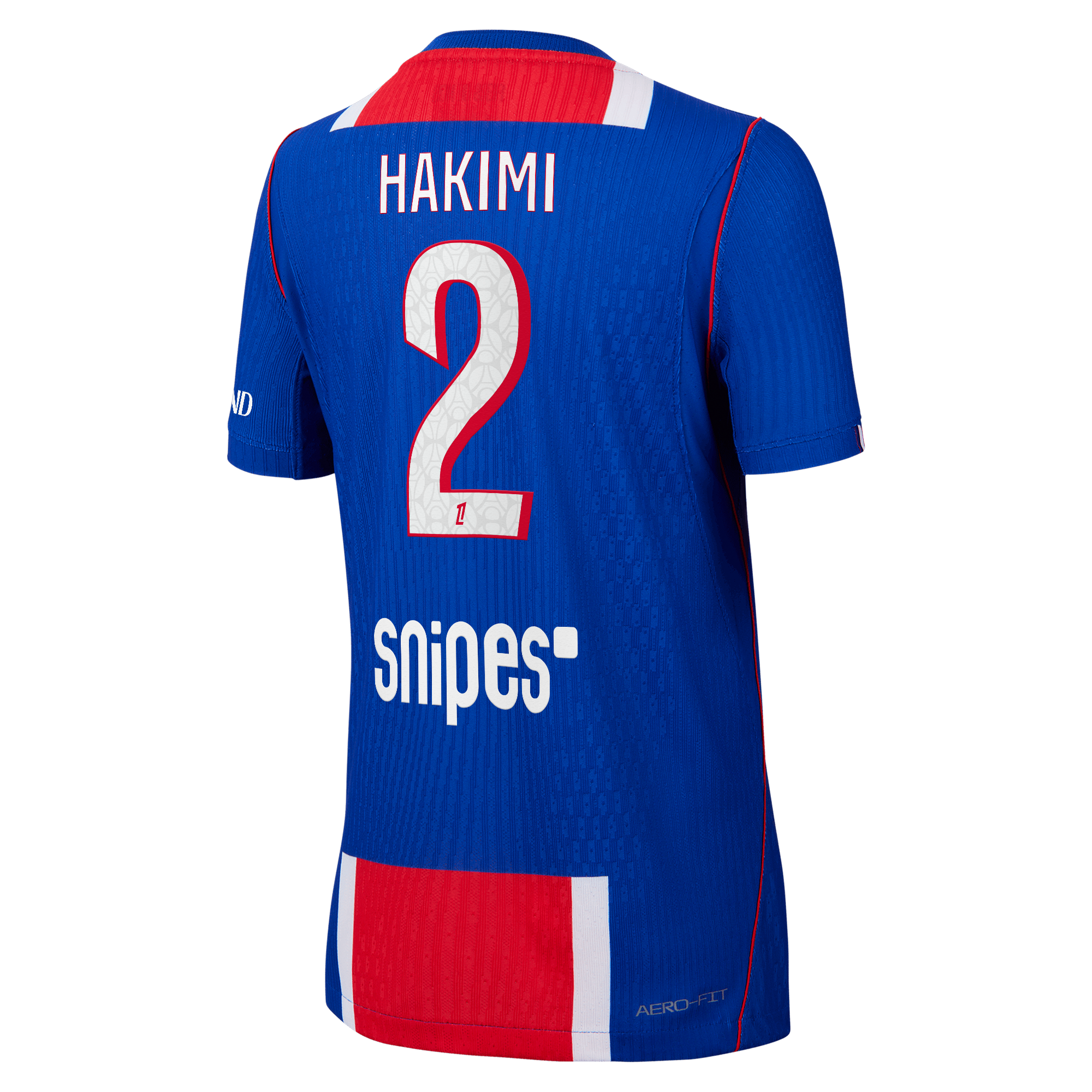 PSG Nike Home Aero-FIT Match Shirt 2026-27 - Kids with Hakimi 2 printing, , rebel_hi-res
