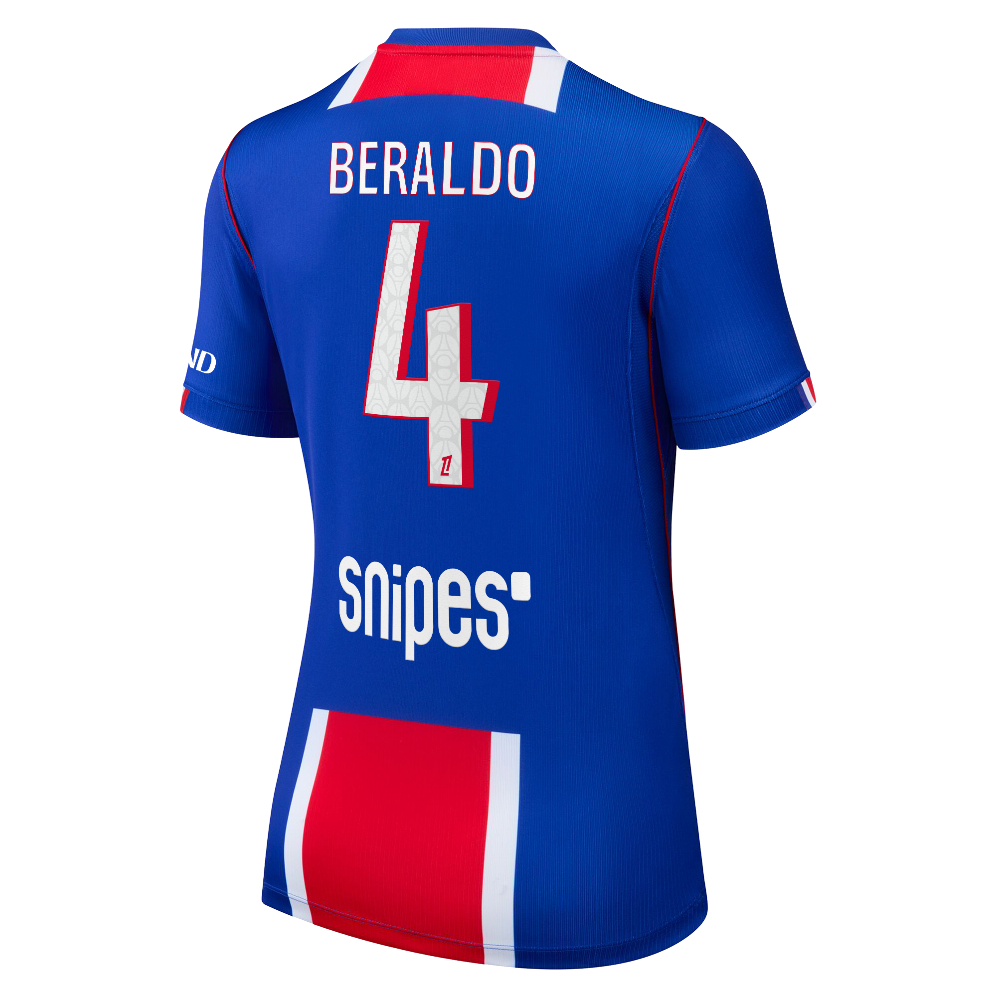 PSG Nike Home Stadium Shirt 2026-27 - Womens with Beraldo 4 printing, , rebel_hi-res