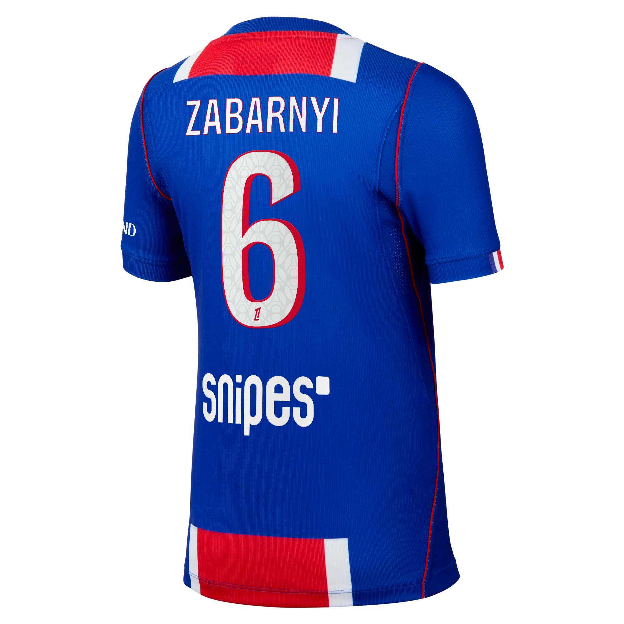 PSG Nike Home Stadium Shirt 2026-27 - Kids with Zabarnyi 6 printing, , rebel_hi-res