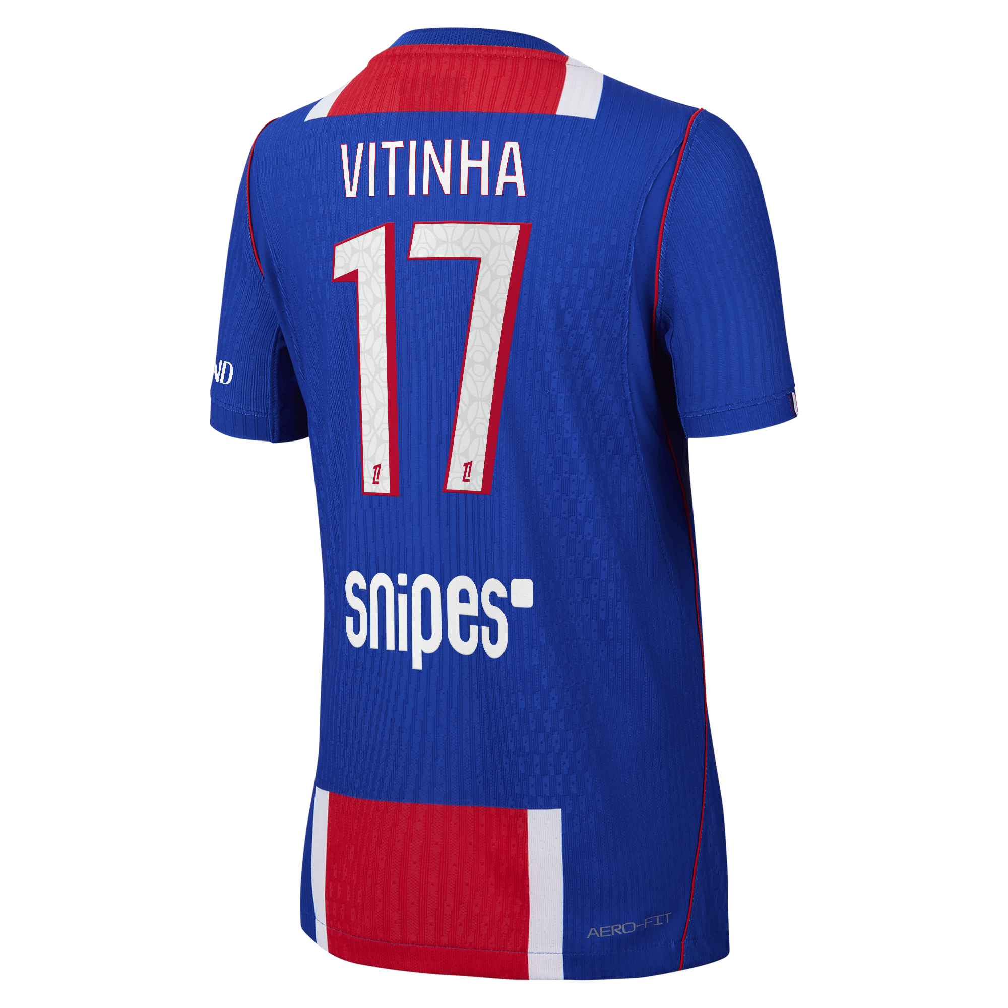 PSG Nike Home Aero-FIT Match Shirt 2026-27 - Kids with Vitinha 17 printing, , rebel_hi-res