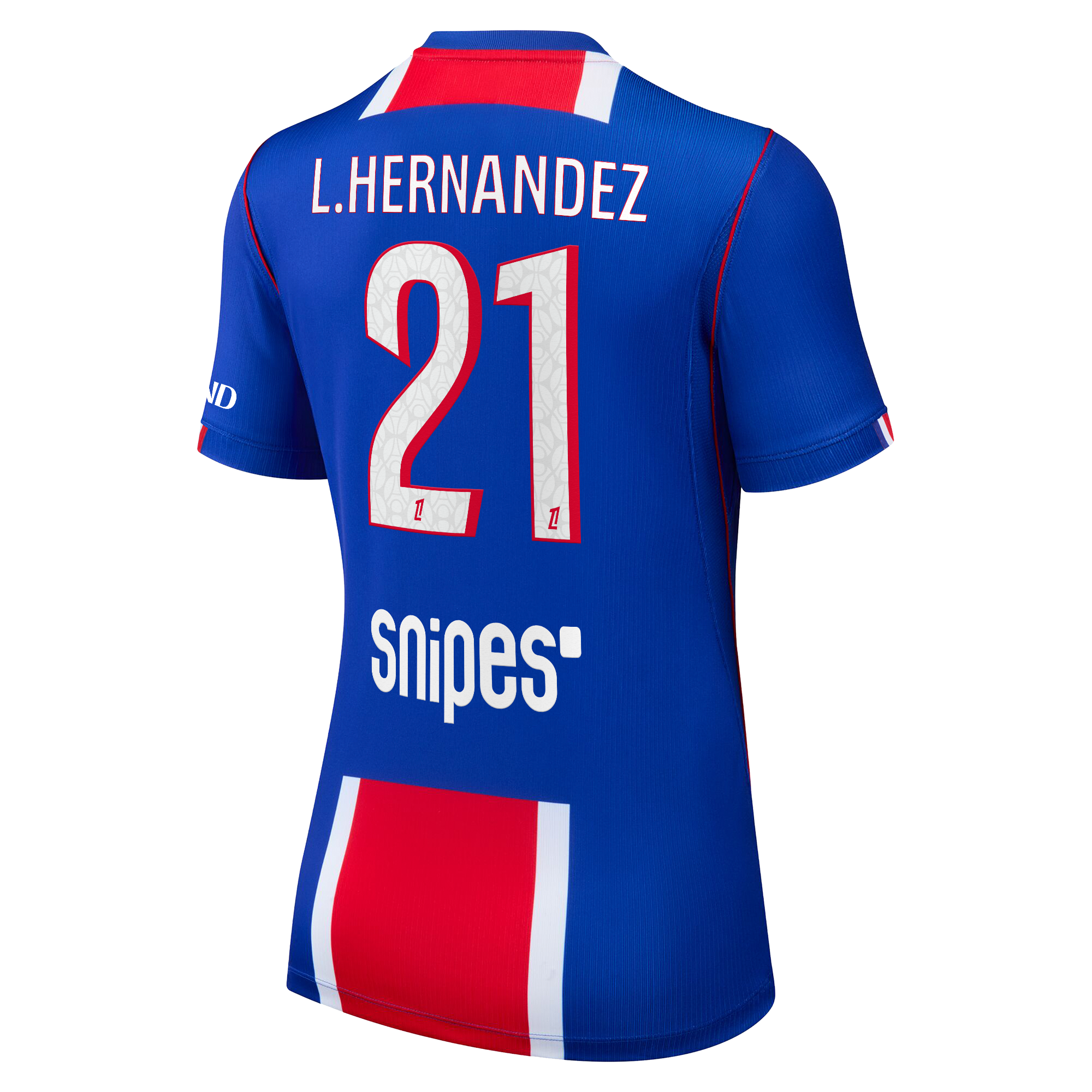 PSG Nike Home Stadium Shirt 2026-27 - Womens with L.Hernandez 21 printing, , rebel_hi-res