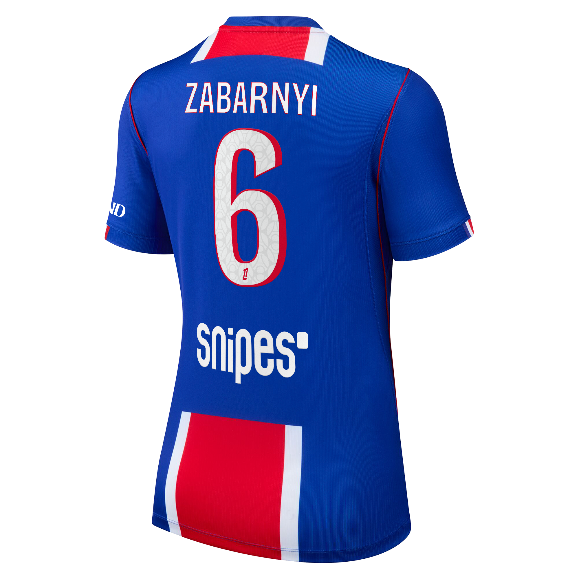 PSG Nike Home Stadium Shirt 2026-27 - Womens with Zabarnyi 6 printing, , rebel_hi-res