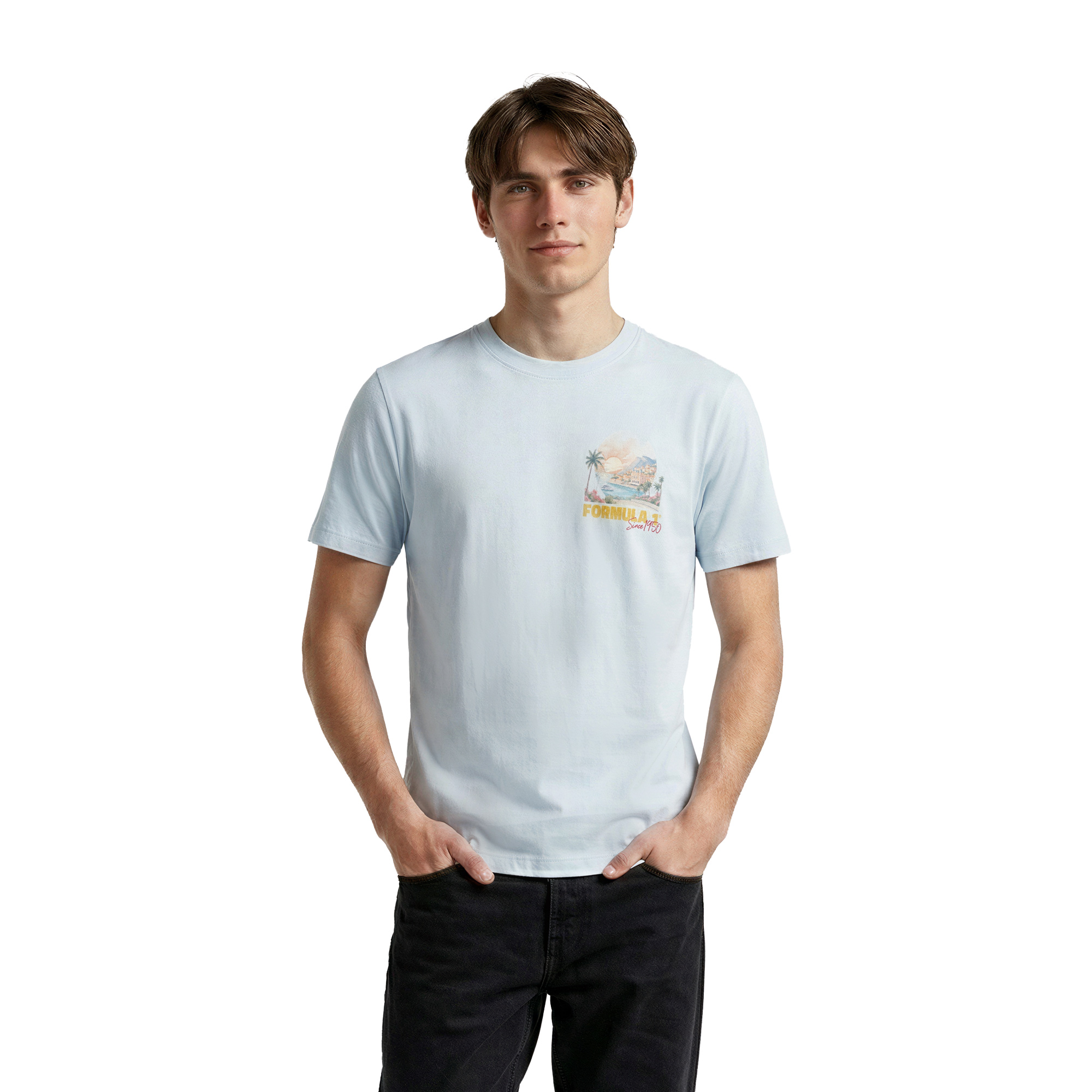 Formula 1 Retro Graphic T-Shirt - Blue, , rebel_hi-res