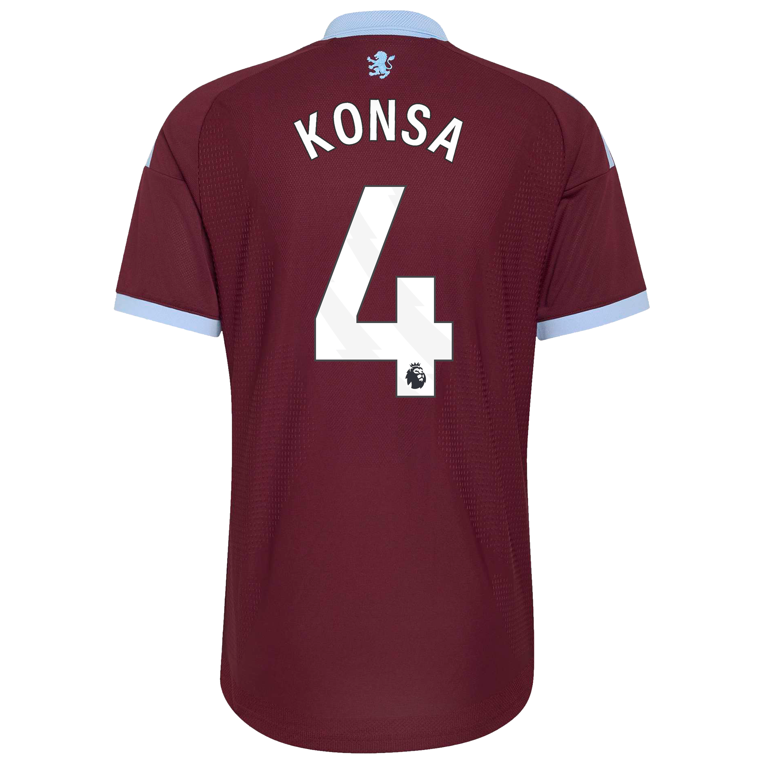 Aston Villa adidas Home Authentic Shirt 2026-27 with Konsa 4 printing, , rebel_hi-res