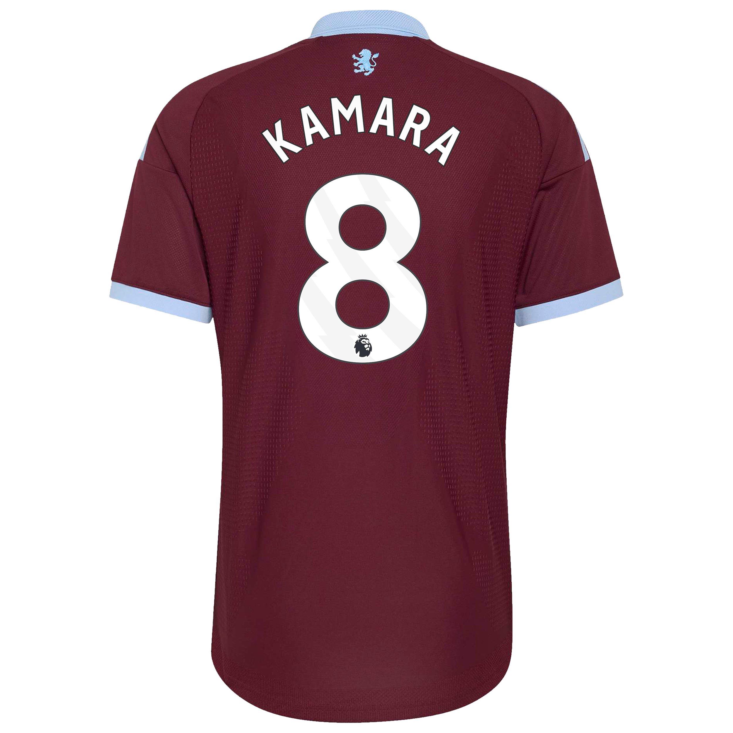 Aston Villa adidas Home Authentic Shirt 2026-27 with Kamara 44 printing, , rebel_hi-res