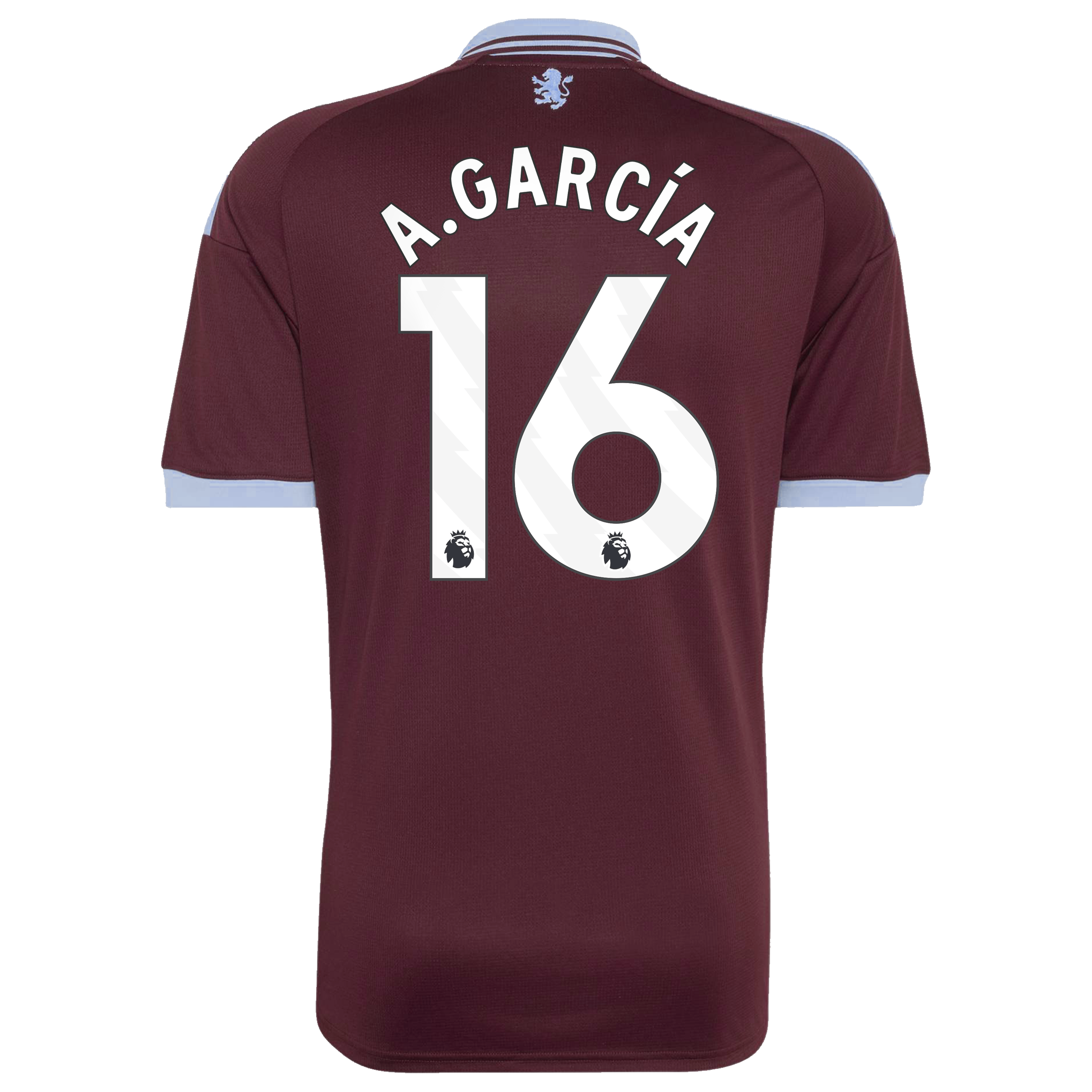 Aston Villa adidas Home Shirt 2026-27 with A.Garc&iacute;a 16 printing, , rebel_hi-res