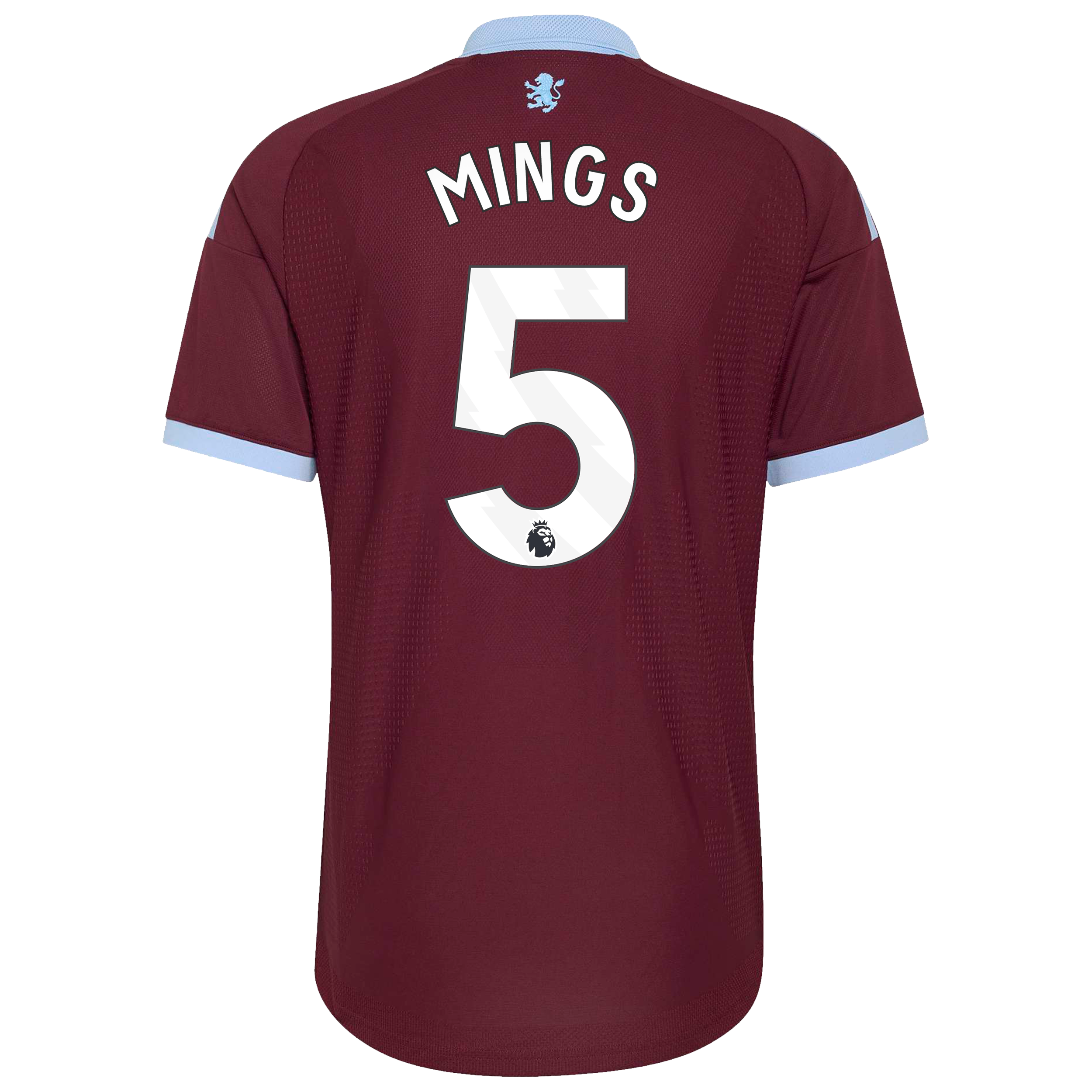 Aston Villa adidas Home Authentic Shirt 2026-27 with Mings 5 printing, , rebel_hi-res