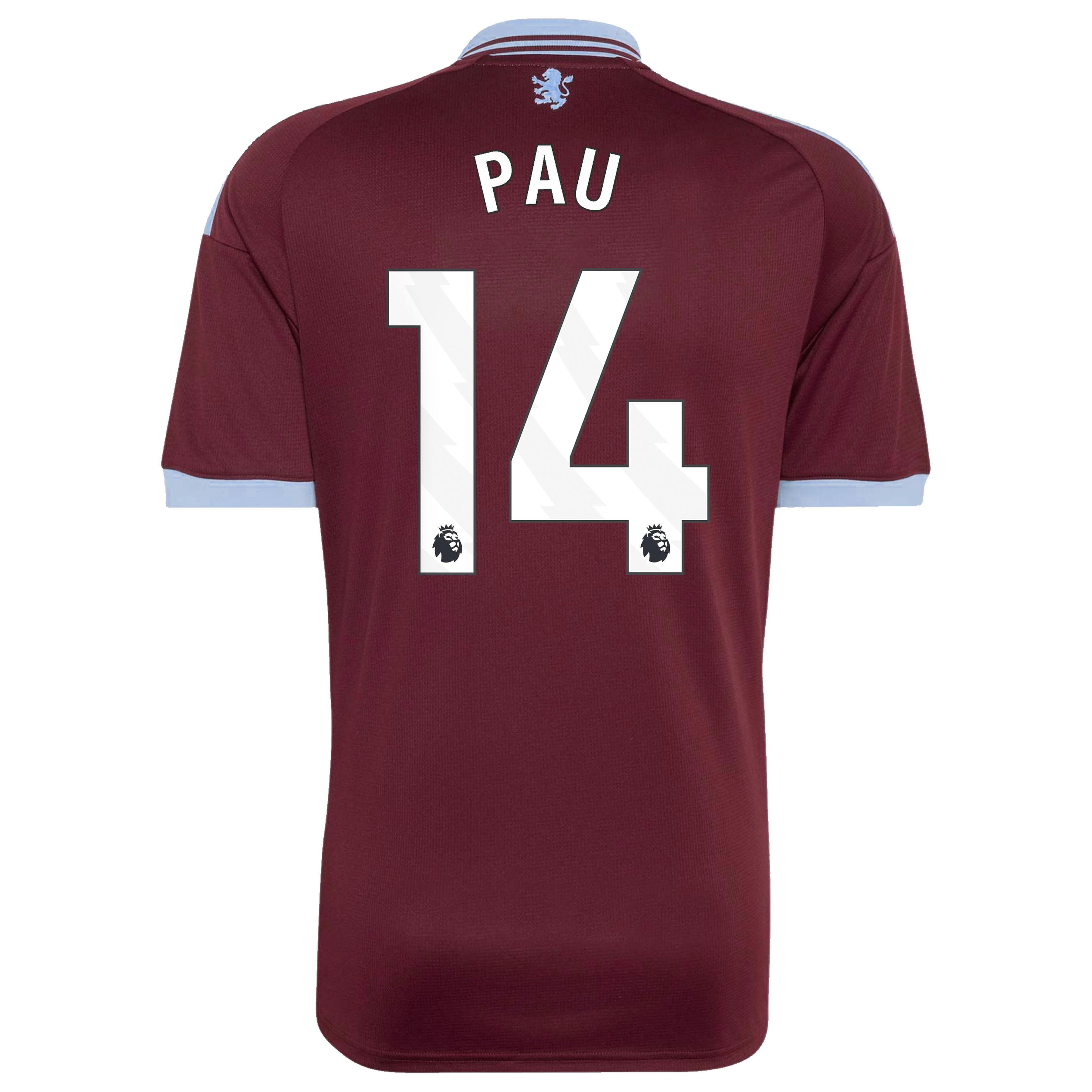 Aston Villa adidas Home Shirt 2026-27 with Pau 14 printing, , rebel_hi-res