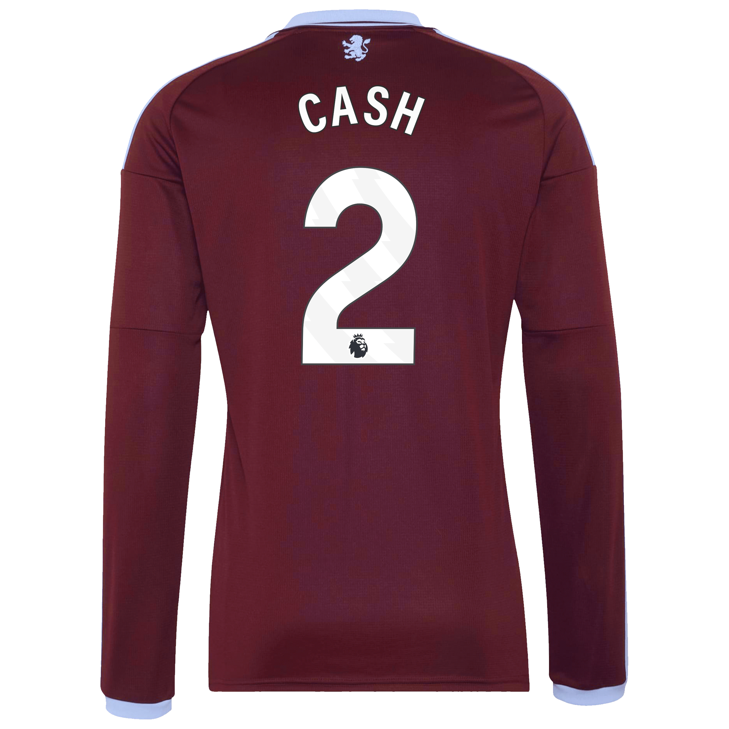 Aston Villa adidas Home Shirt 2026-27 - Long Sleeve with Cash 2 printing, , rebel_hi-res