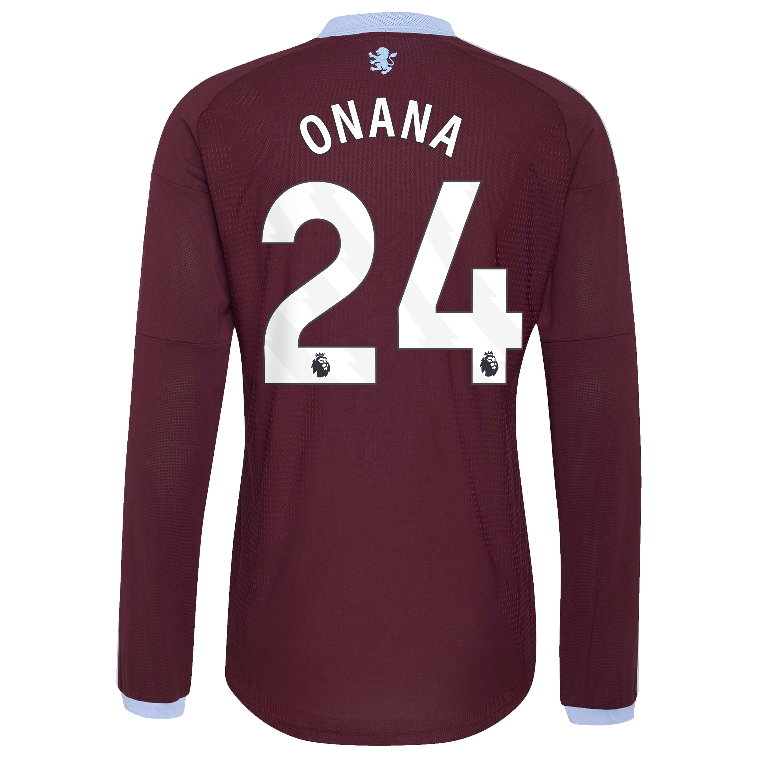 Aston Villa adidas Home Authentic Shirt 2026-27 - Long Sleeve with Onana 24 printing, , rebel_hi-res