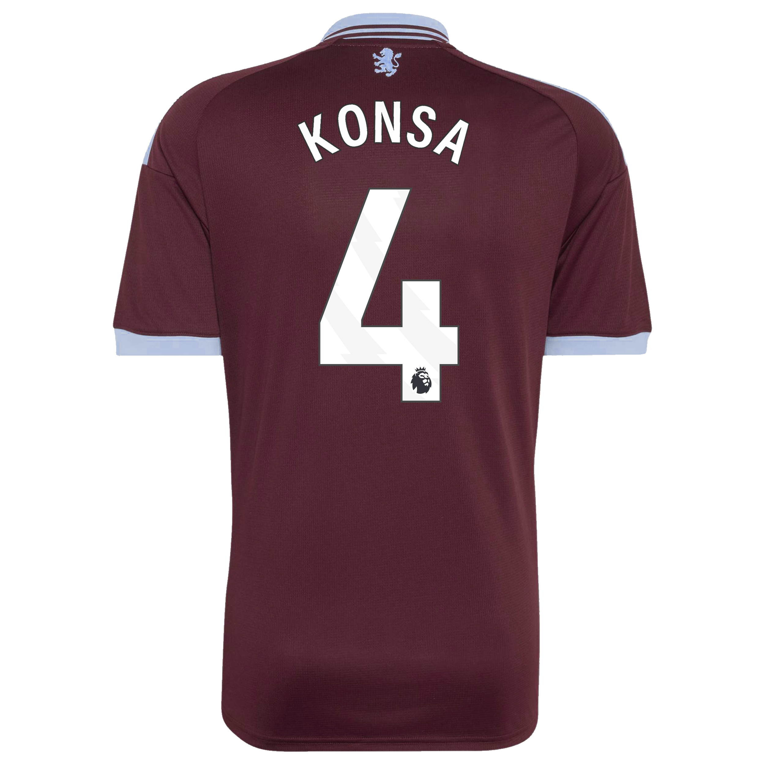 Aston Villa adidas Home Shirt 2026-27 with Konsa 4 printing, , rebel_hi-res