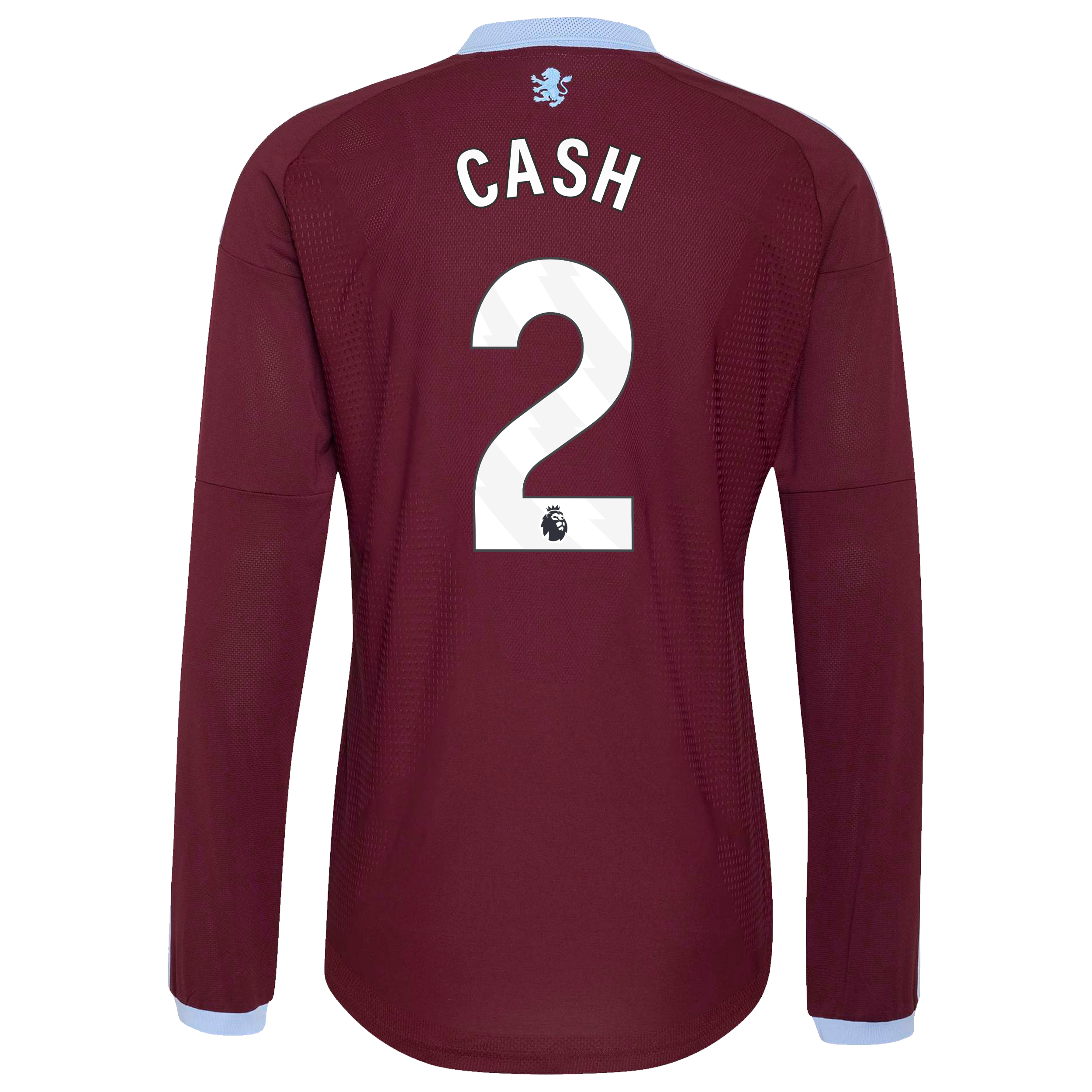 Aston Villa adidas Home Authentic Shirt 2026-27 - Long Sleeve with Cash 2 printing, , rebel_hi-res