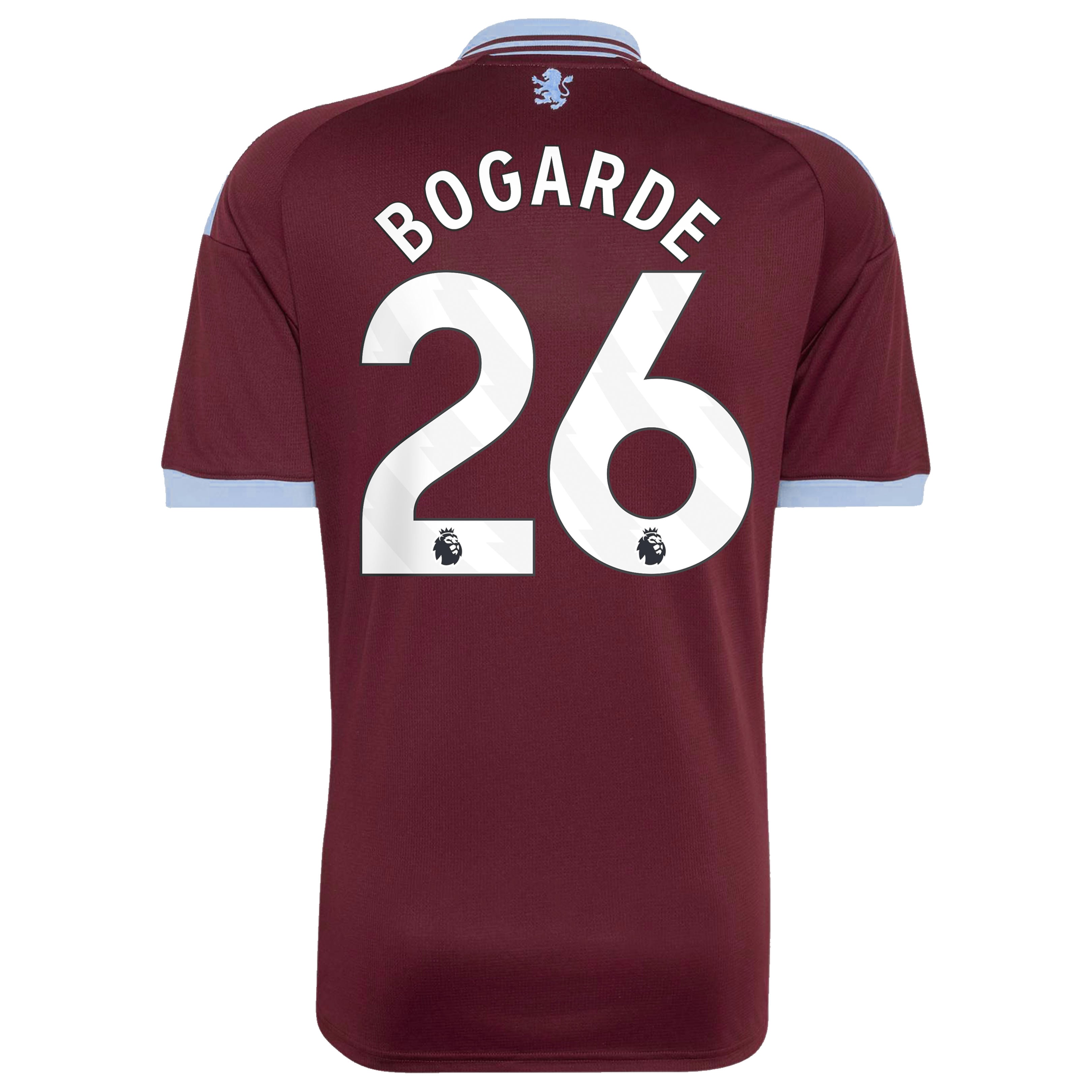 Aston Villa adidas Home Shirt 2026-27 with Bogarde 26 printing, , rebel_hi-res