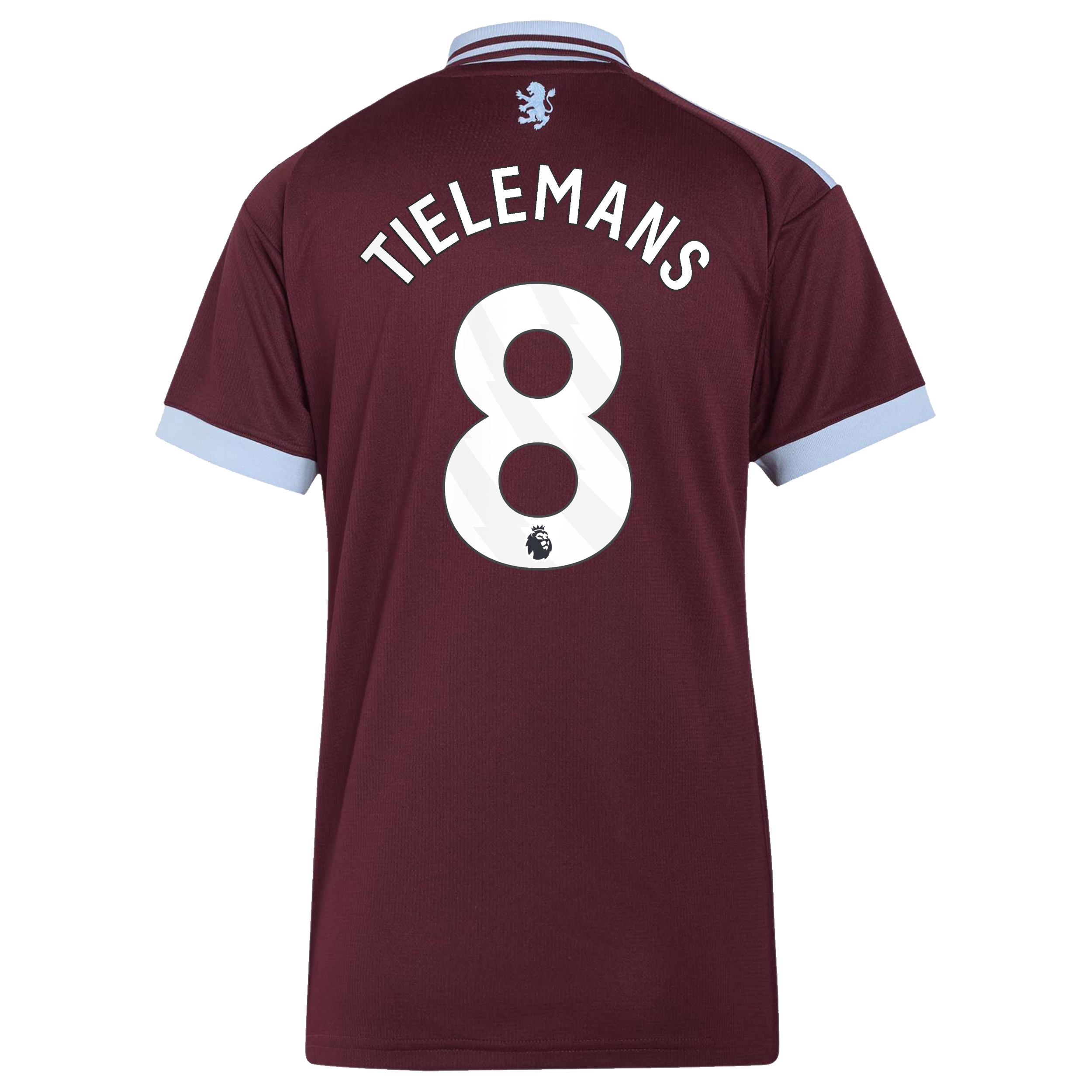 Aston Villa adidas Home Shirt 2026-27 - Womens with Tielemans 8 printing, , rebel_hi-res