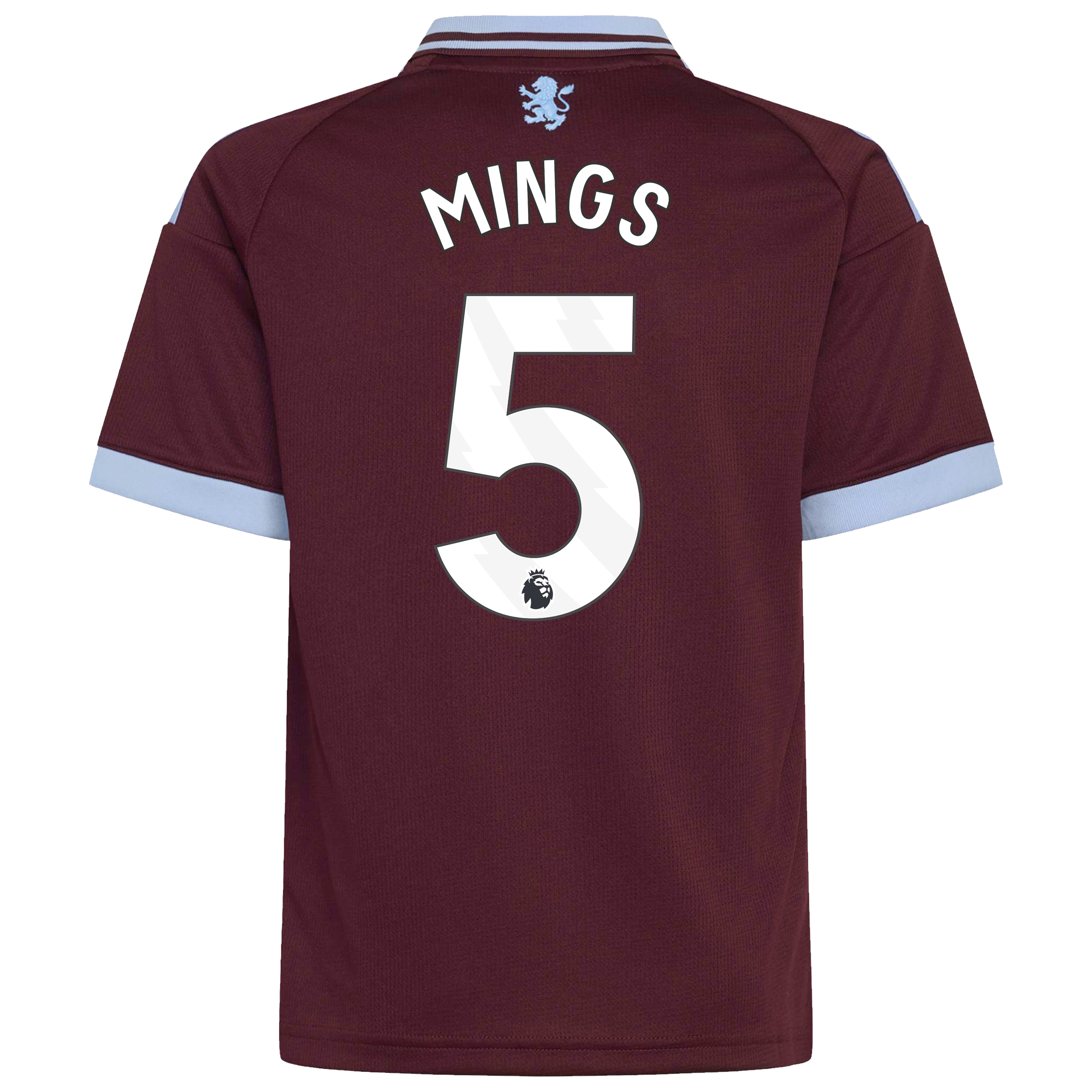 Aston Villa adidas Home Shirt 2026-27 - Kids with Mings 5 printing, , rebel_hi-res