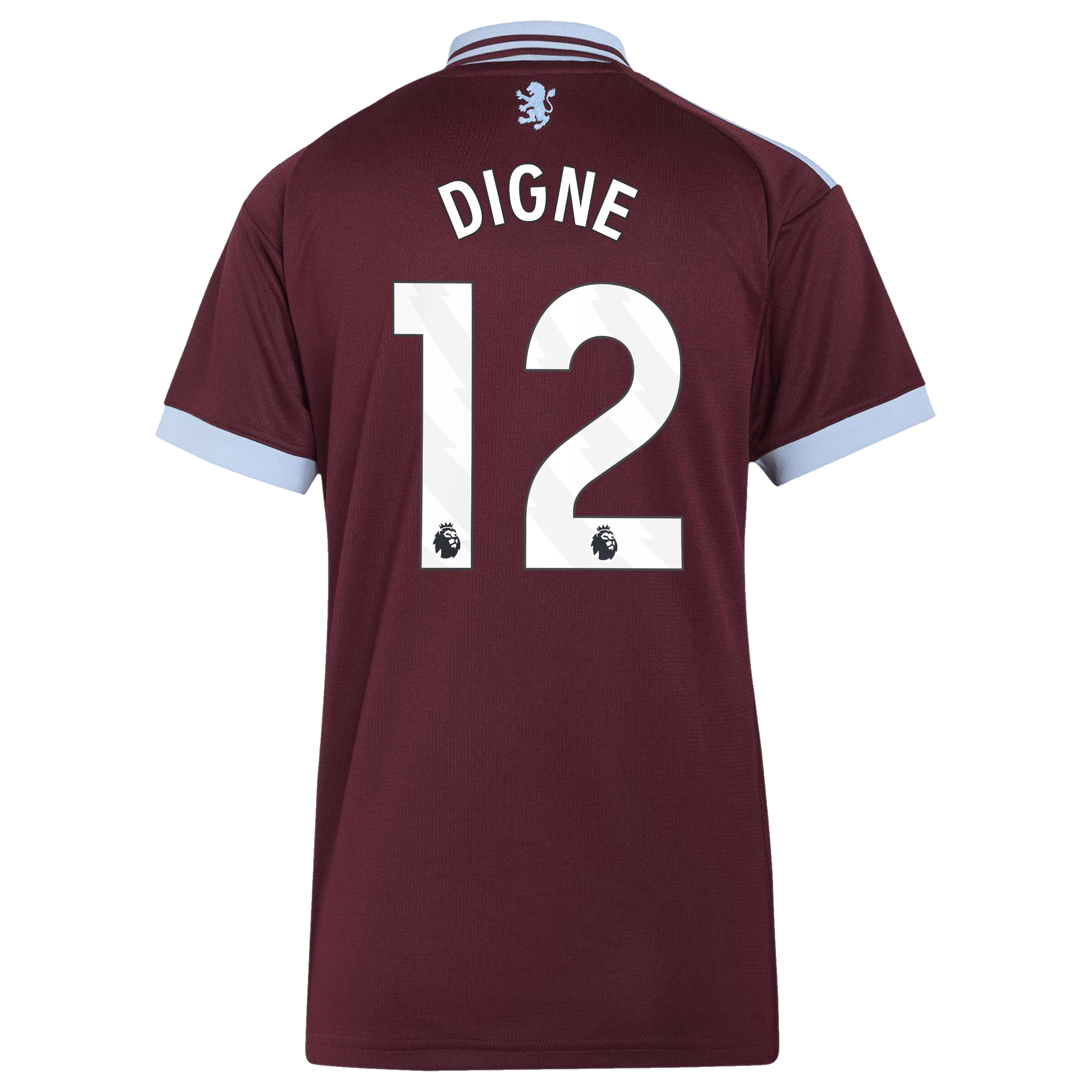 Aston Villa adidas Home Shirt 2026-27 - Womens with Digne 12 printing, , rebel_hi-res