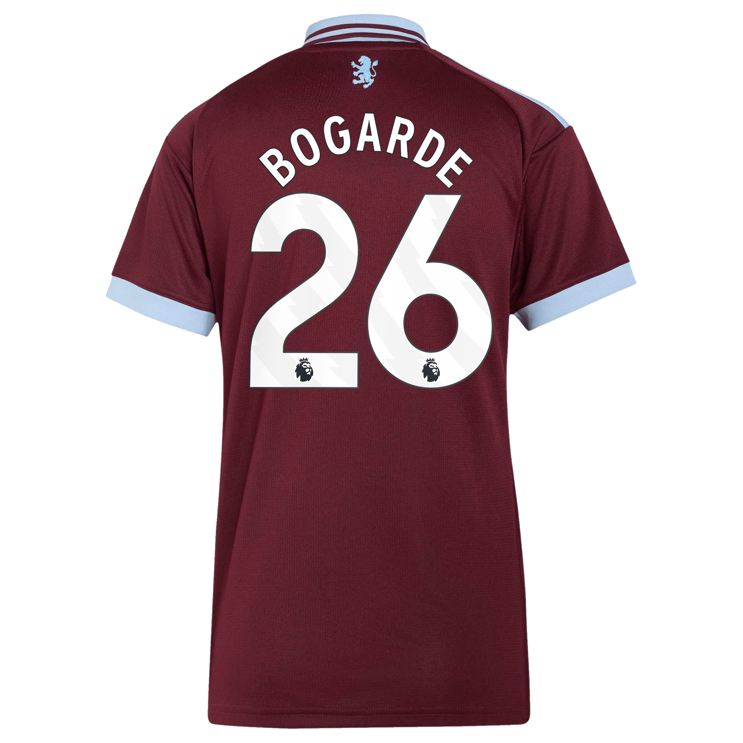 Aston Villa adidas Home Shirt 2026-27 - Womens with Bogarde 26 printing, , rebel_hi-res