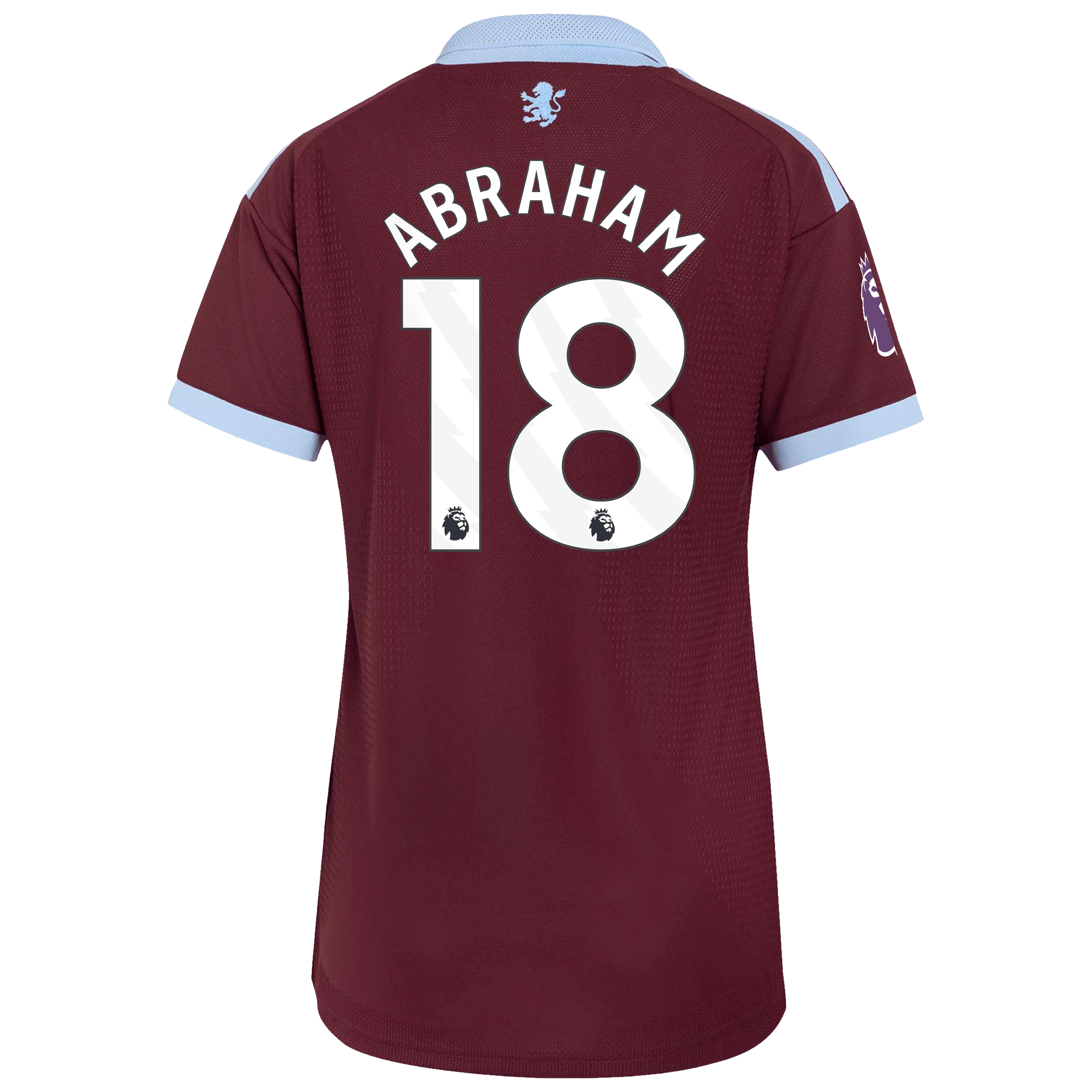 Aston Villa adidas Home Authentic Shirt 2026-27 - Womens with Abraham 18 printing, , rebel_hi-res