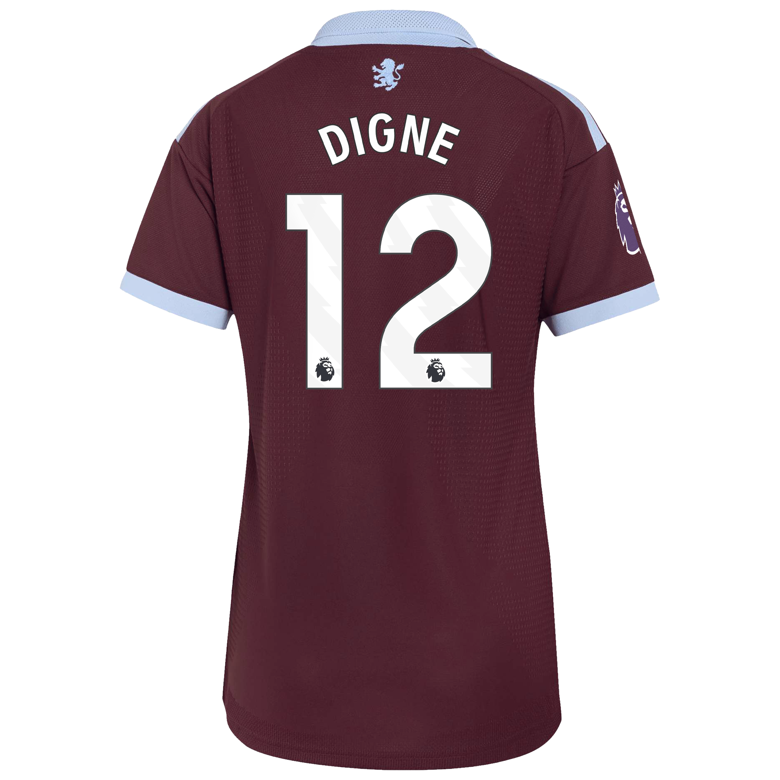 Aston Villa adidas Home Authentic Shirt 2026-27 - Womens with Digne 12 printing, , rebel_hi-res