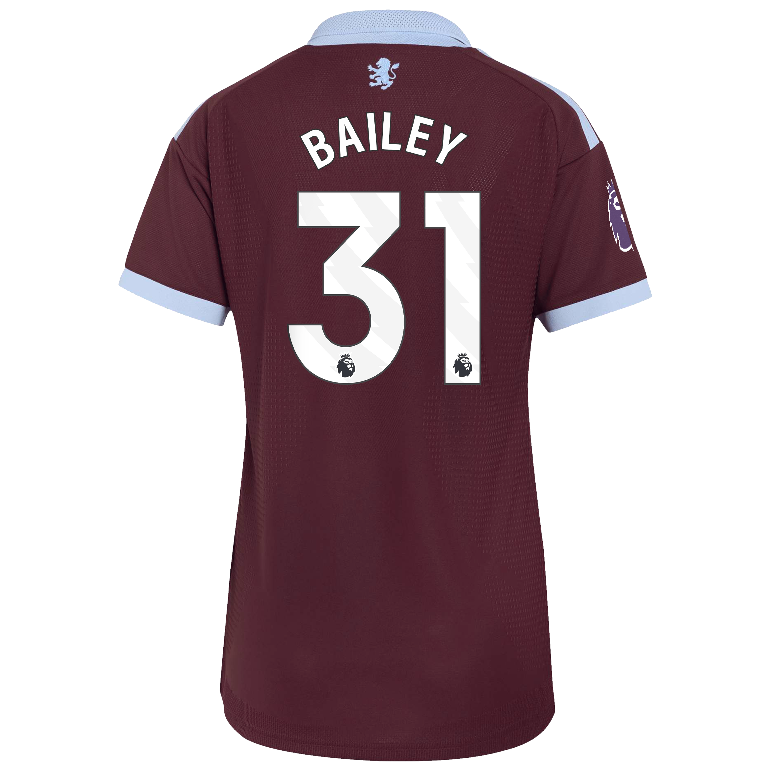 Aston Villa adidas Home Authentic Shirt 2026-27 - Womens with Bailey 31 printing, , rebel_hi-res