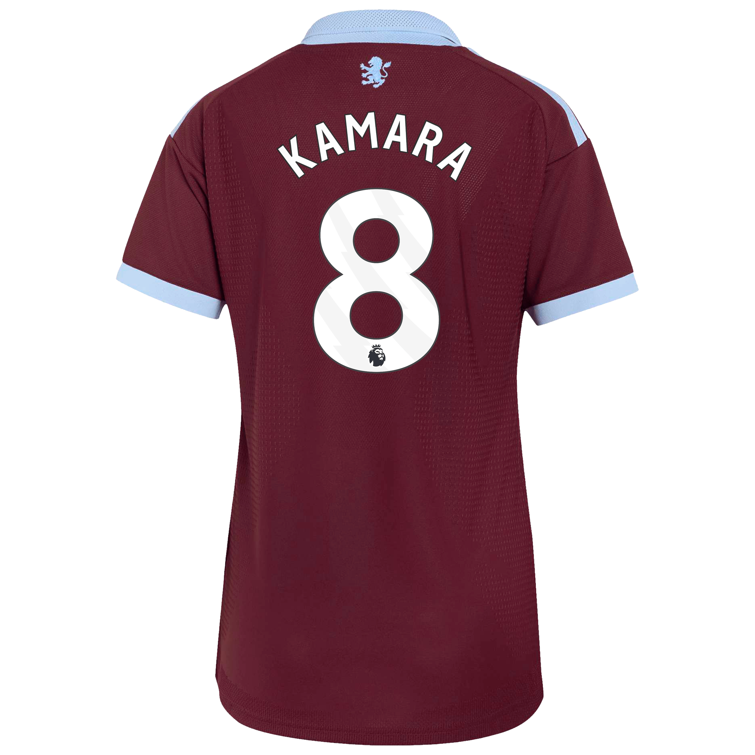 Aston Villa adidas Home Authentic Shirt 2026-27 - Womens with Kamara 44 printing, , rebel_hi-res