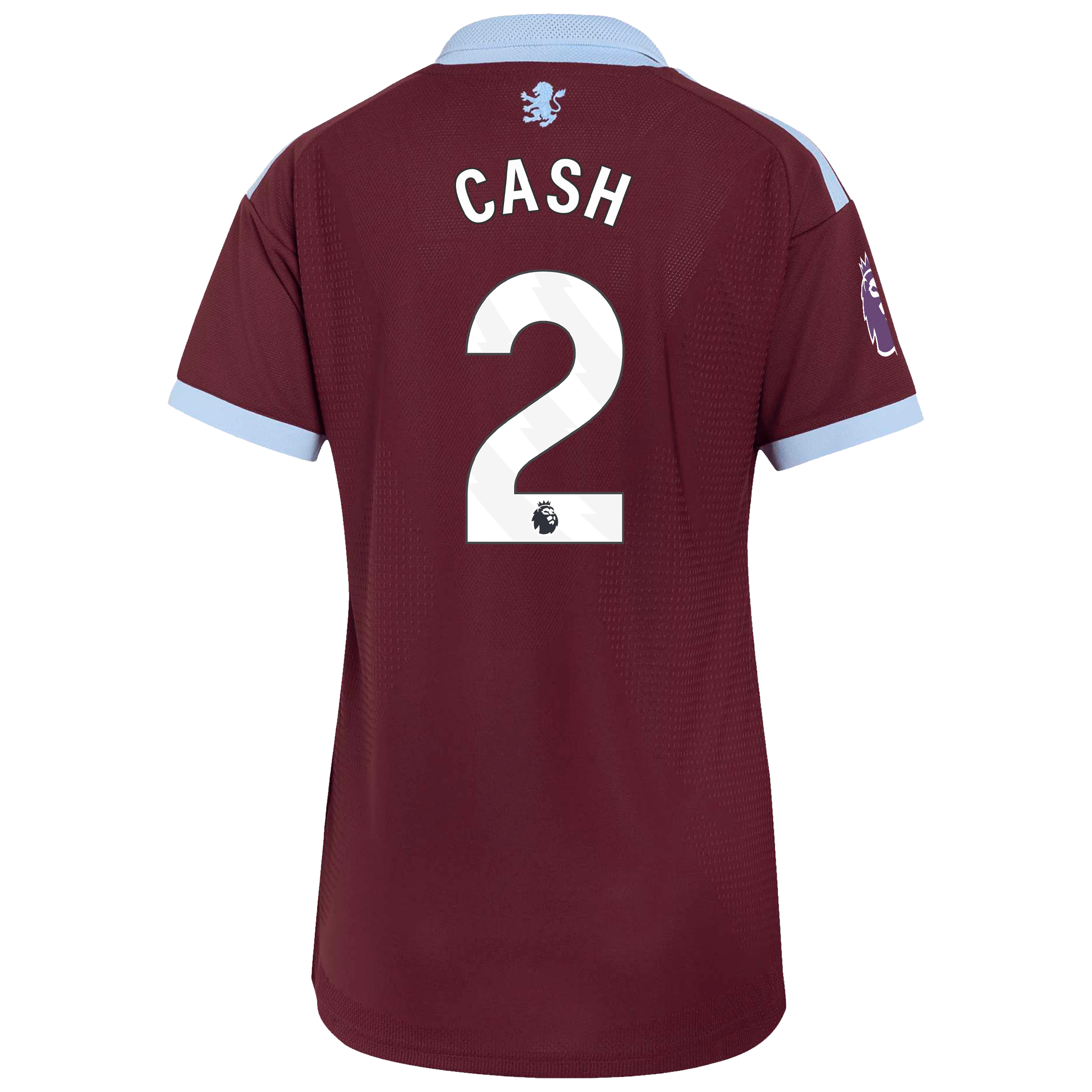 Aston Villa adidas Home Authentic Shirt 2026-27 - Womens with Cash 2 printing, , rebel_hi-res
