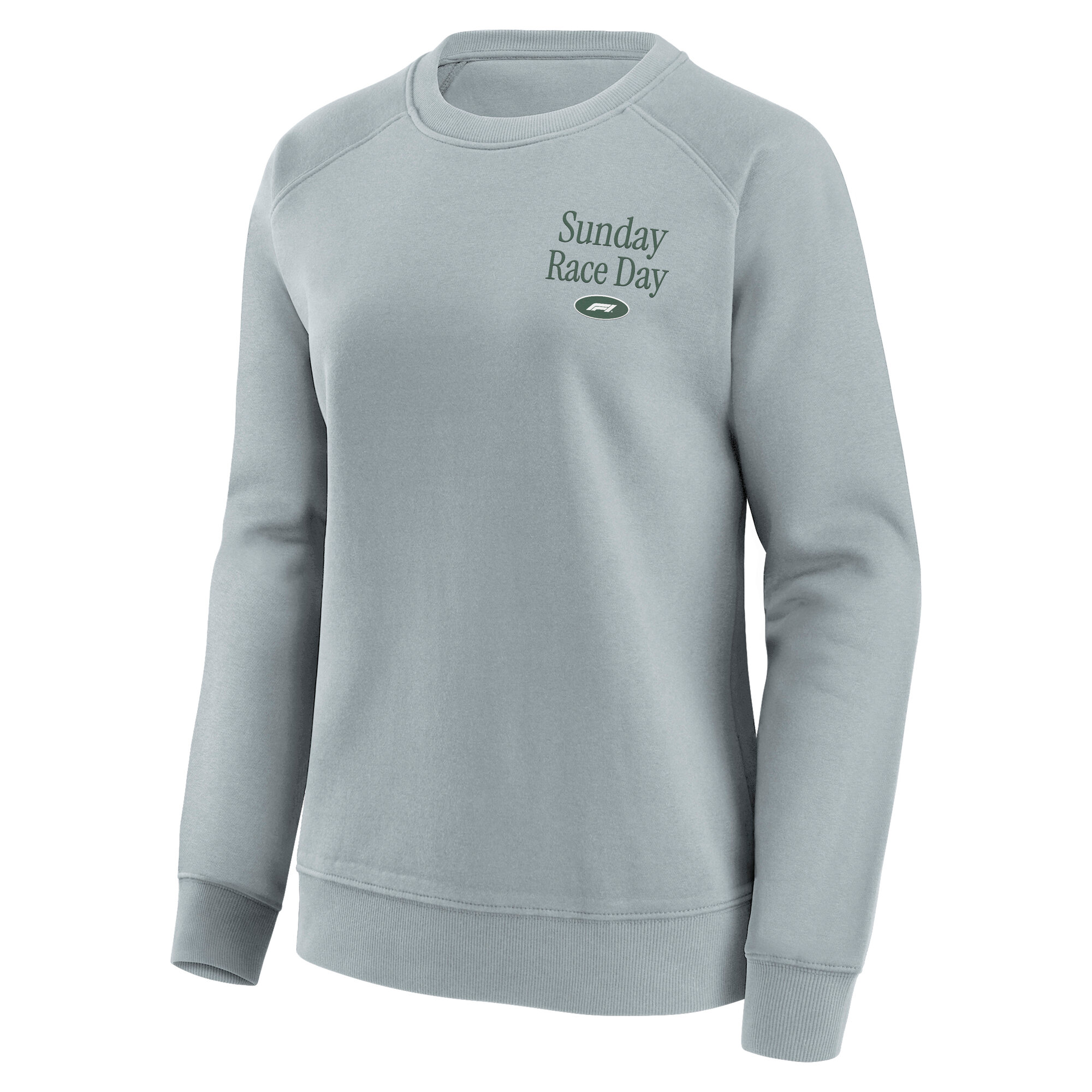Formula 1 Sunday Race Day Graphic Crew Sweatshirt - Sports Grey - Womens, , rebel_hi-res