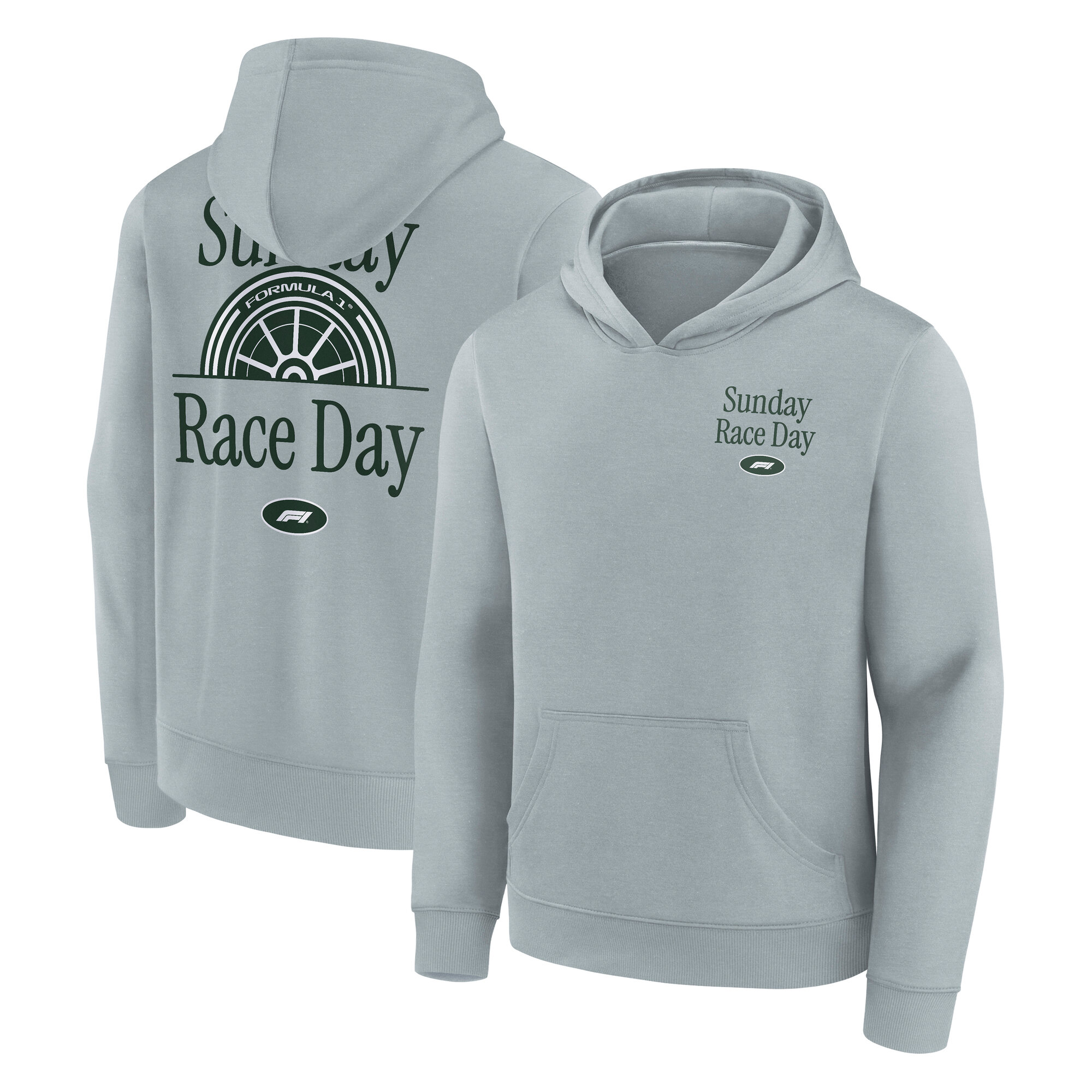 Formula 1 Sunday Race Day Graphic Hoodie - Sports Grey - Youth, , rebel_hi-res