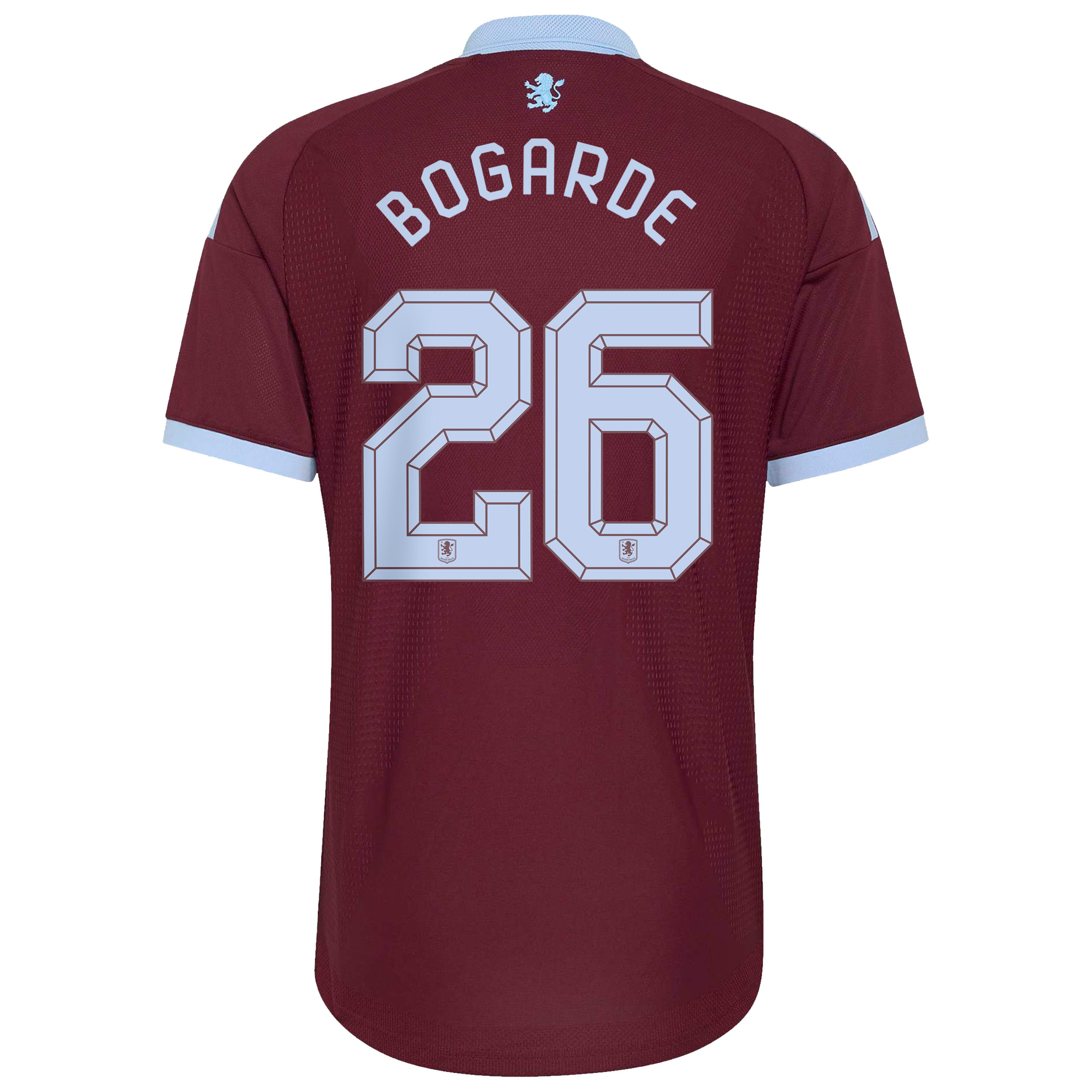Aston Villa adidas Home Authentic Shirt 2026-27 with Bogarde 26 Cup printing, , rebel_hi-res