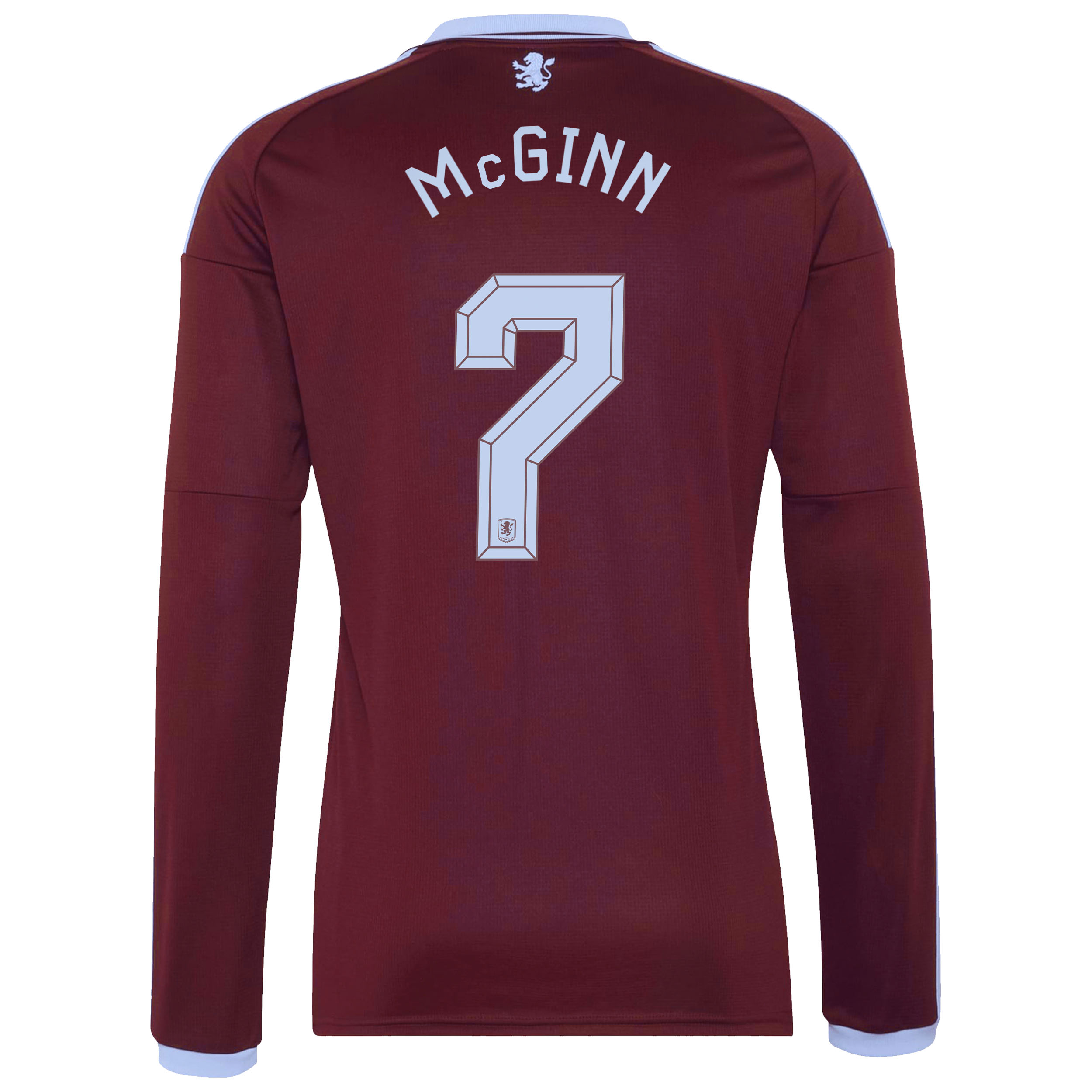 Aston Villa adidas Home Shirt 2026-27 - Long Sleeve with McGinn 7 Cup printing, , rebel_hi-res