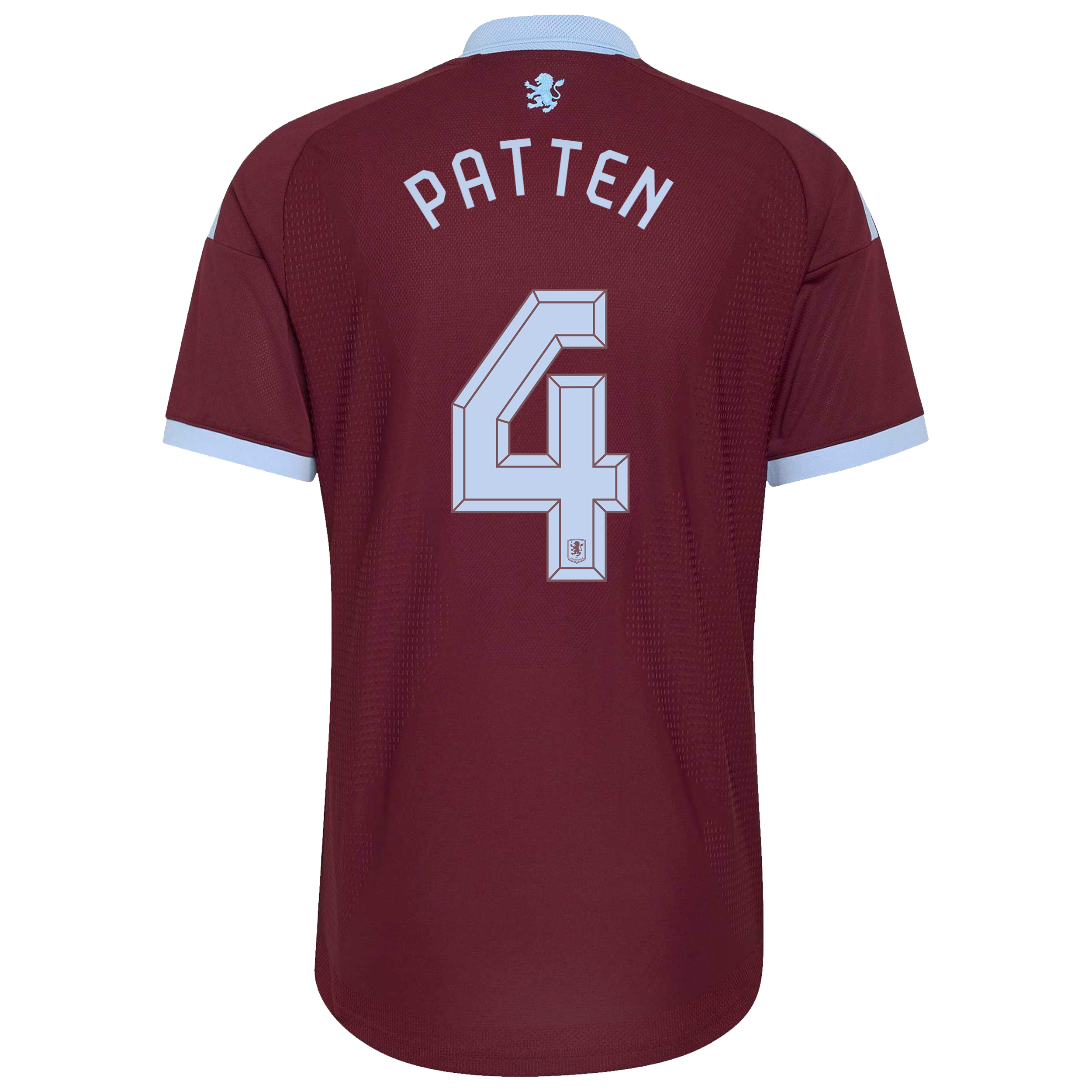 Aston Villa adidas Home Authentic Shirt 2026-27 with Patten 4 Cup printing, , rebel_hi-res