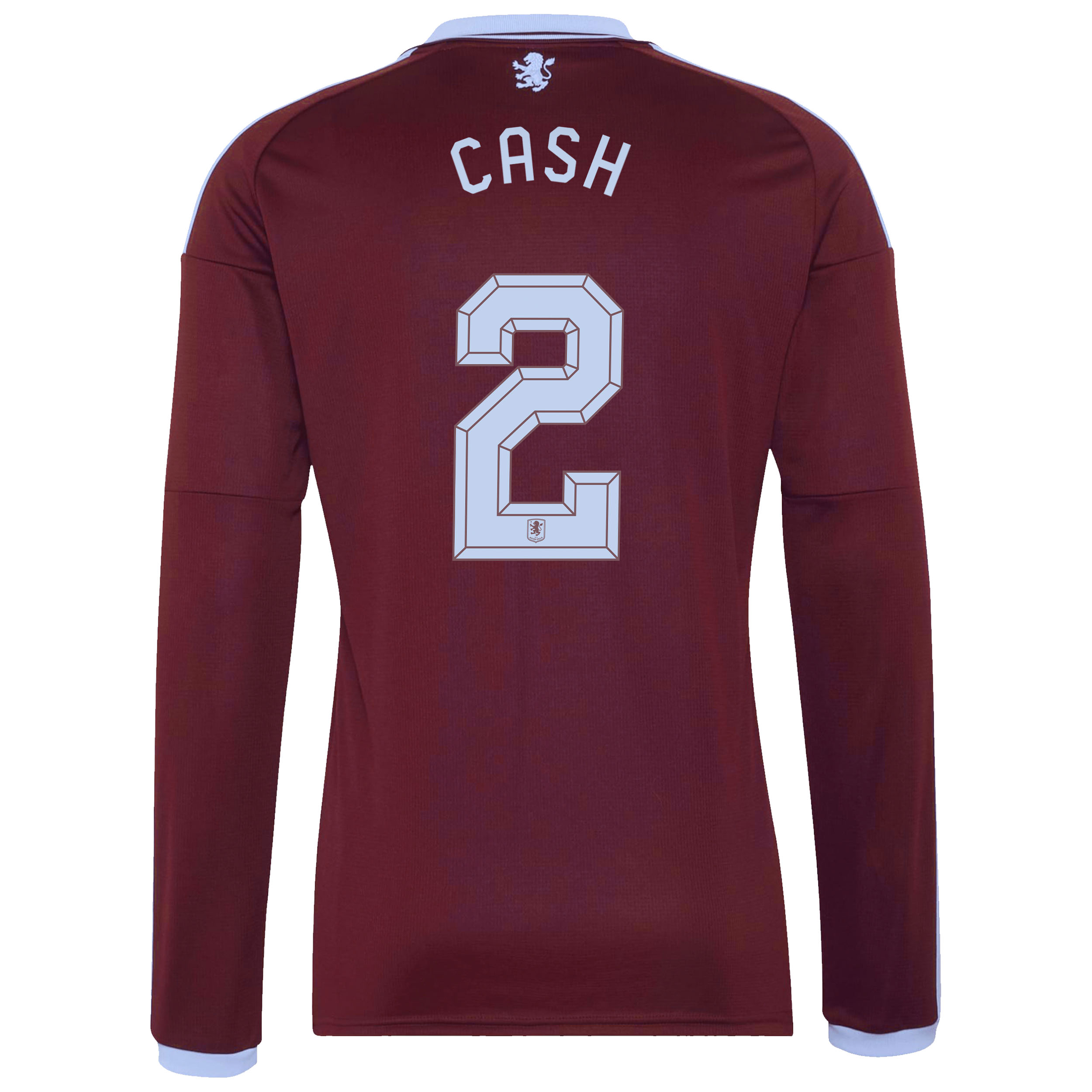 Aston Villa adidas Home Shirt 2026-27 - Long Sleeve with Cash 2 Cup printing, , rebel_hi-res