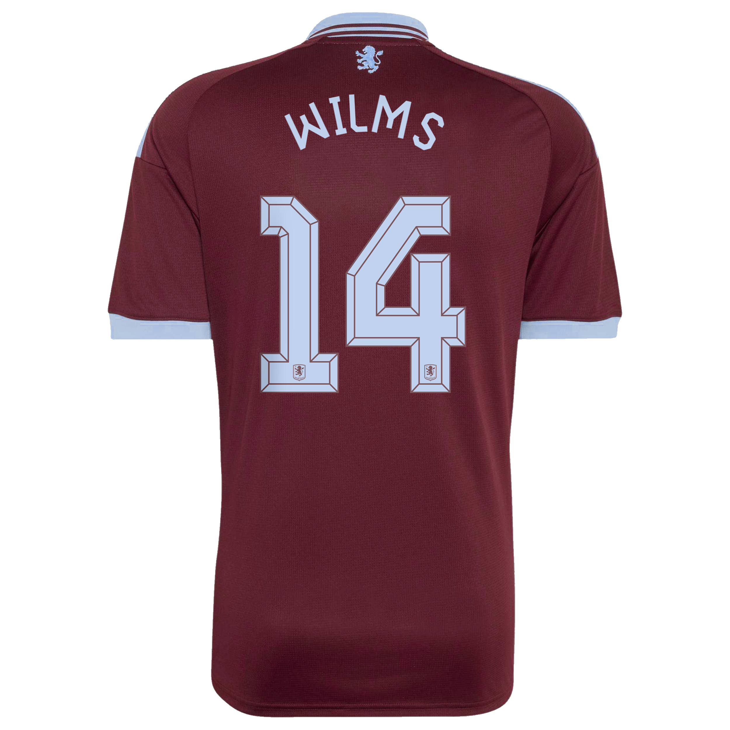 Aston Villa adidas Home Shirt 2026-27 with Wilms 14 Cup printing, , rebel_hi-res