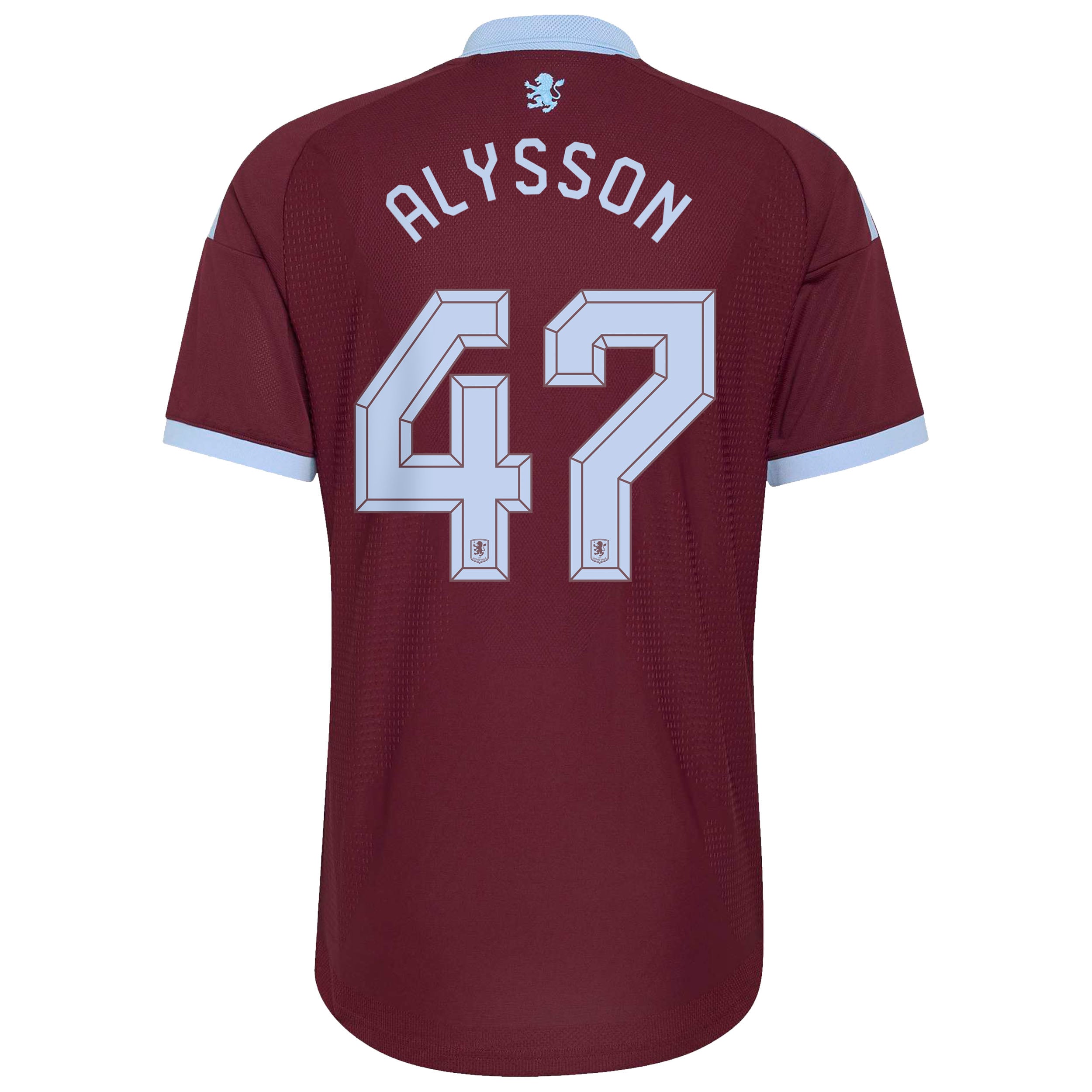 Aston Villa adidas Home Authentic Shirt 2026-27 with Alysson 47 Cup printing, , rebel_hi-res