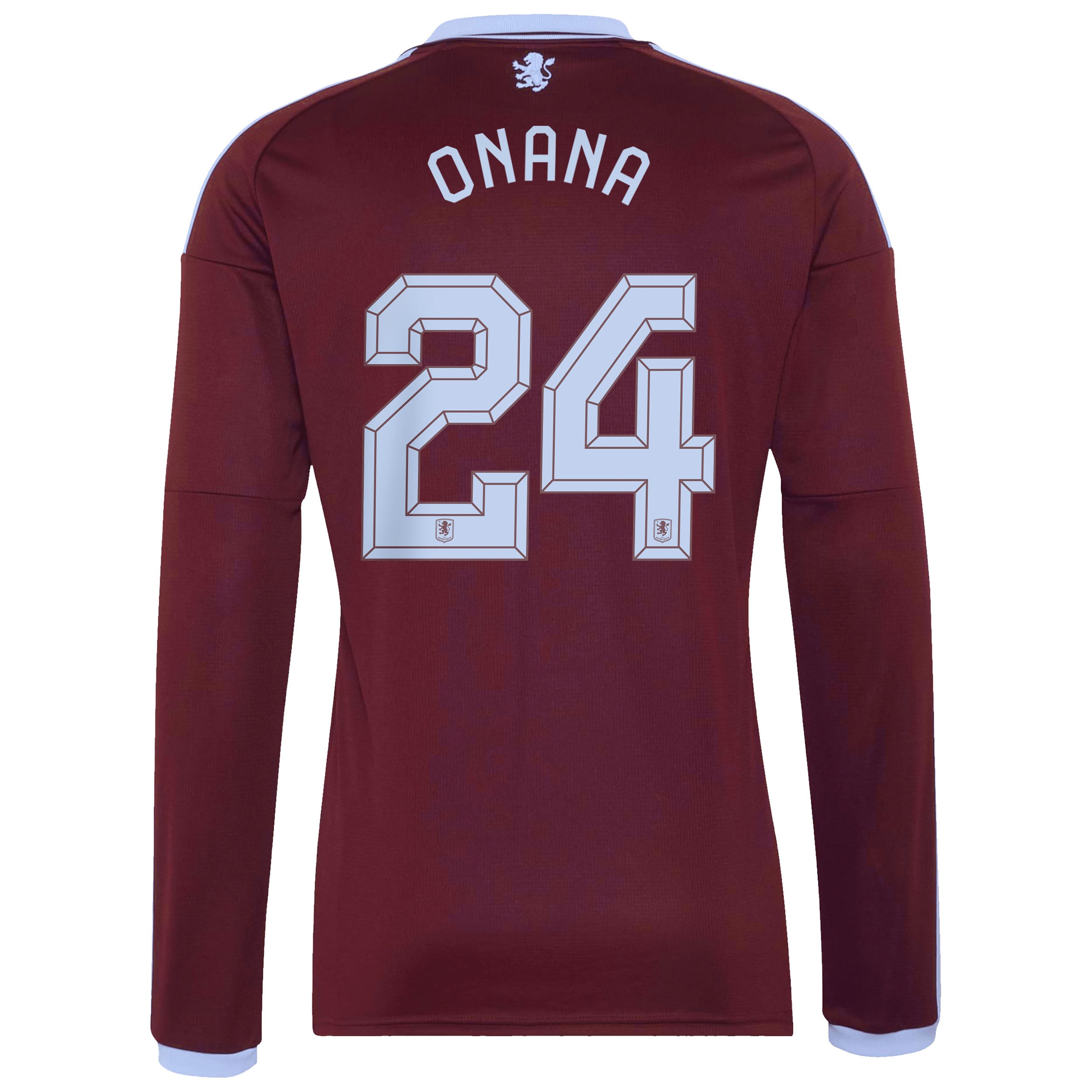 Aston Villa adidas Home Shirt 2026-27 - Long Sleeve with Onana 24 Cup printing, , rebel_hi-res