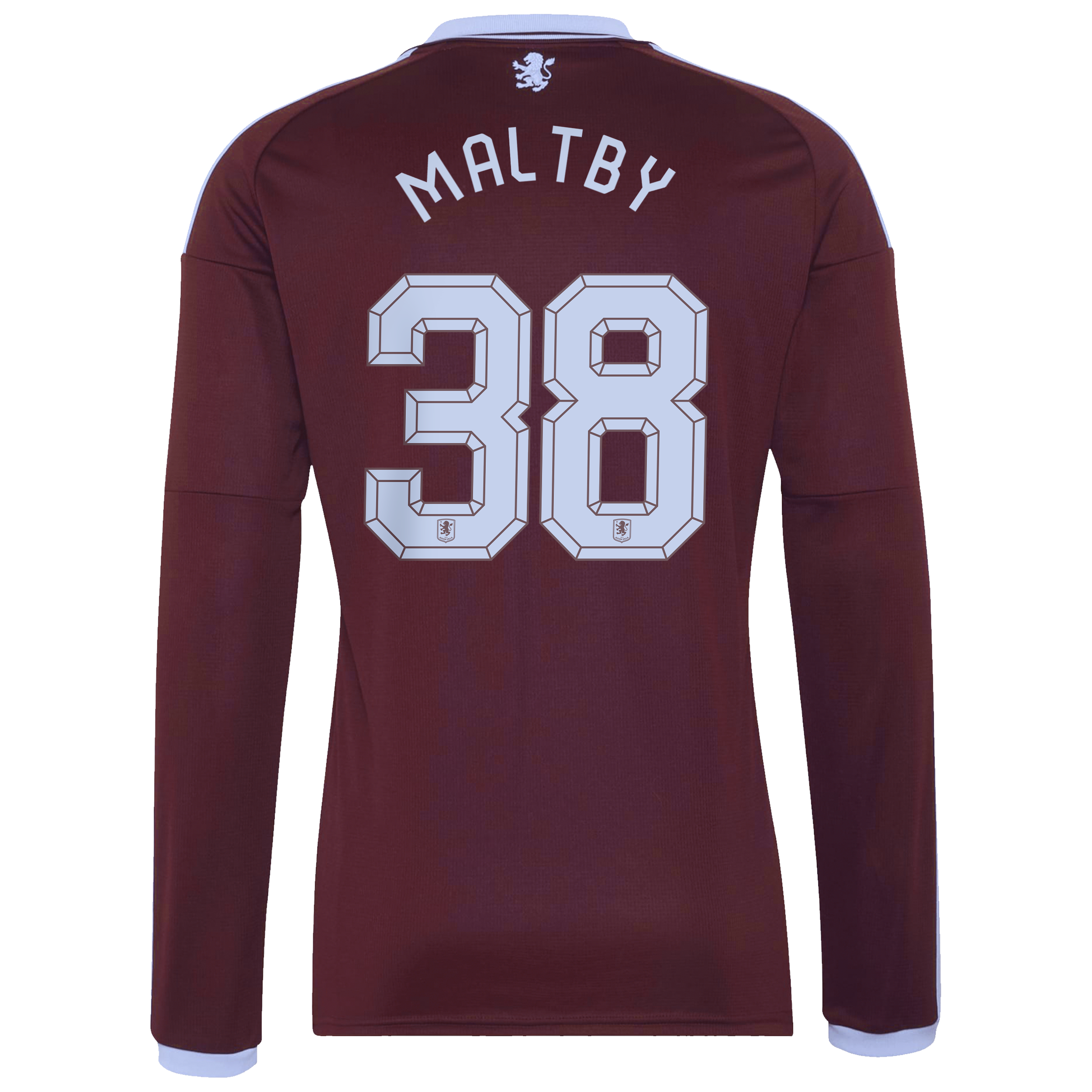 Aston Villa adidas Home Shirt 2026-27 - Long Sleeve with Maltby 38 Cup printing, , rebel_hi-res