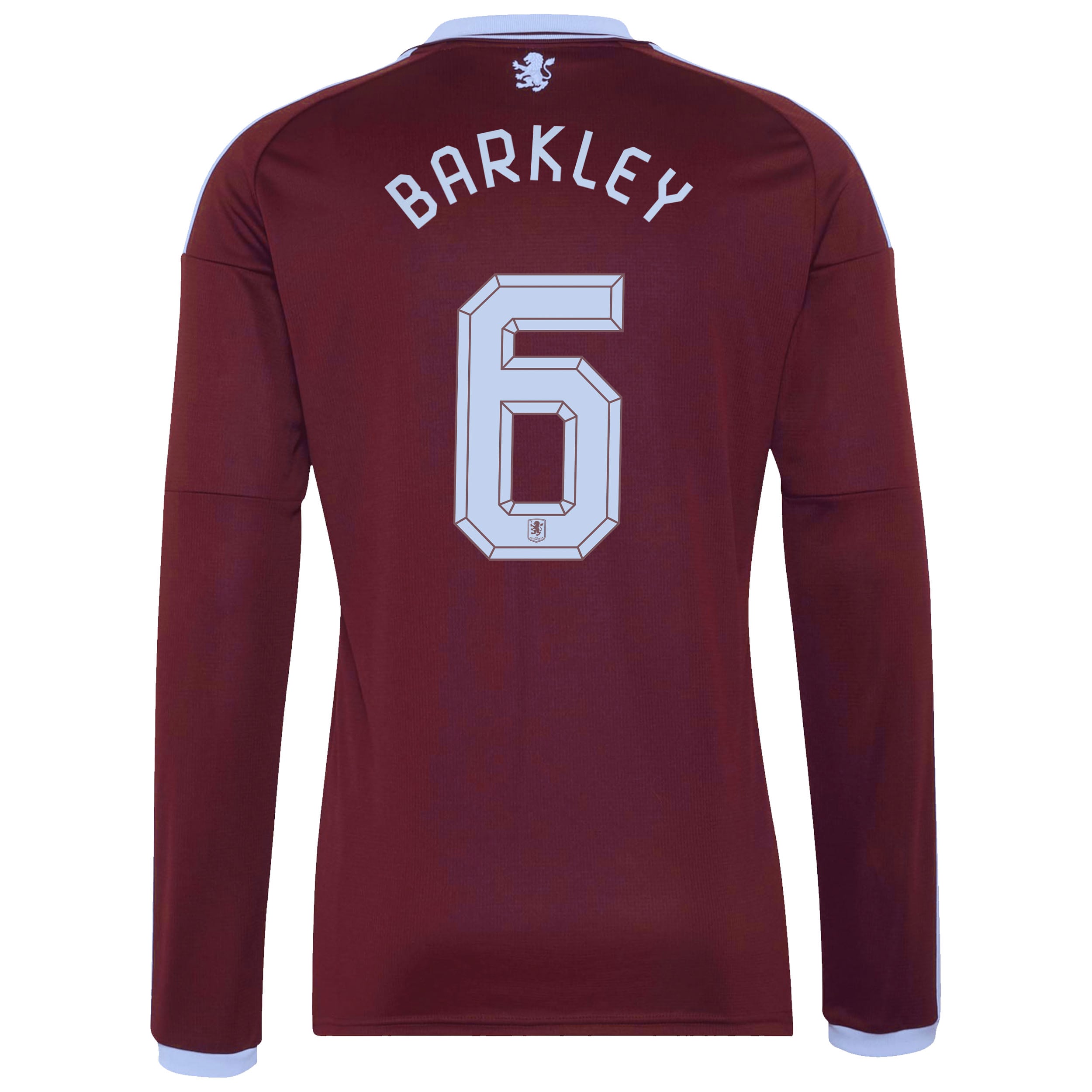 Aston Villa adidas Home Shirt 2026-27 - Long Sleeve with Barkley 6 Cup printing, , rebel_hi-res