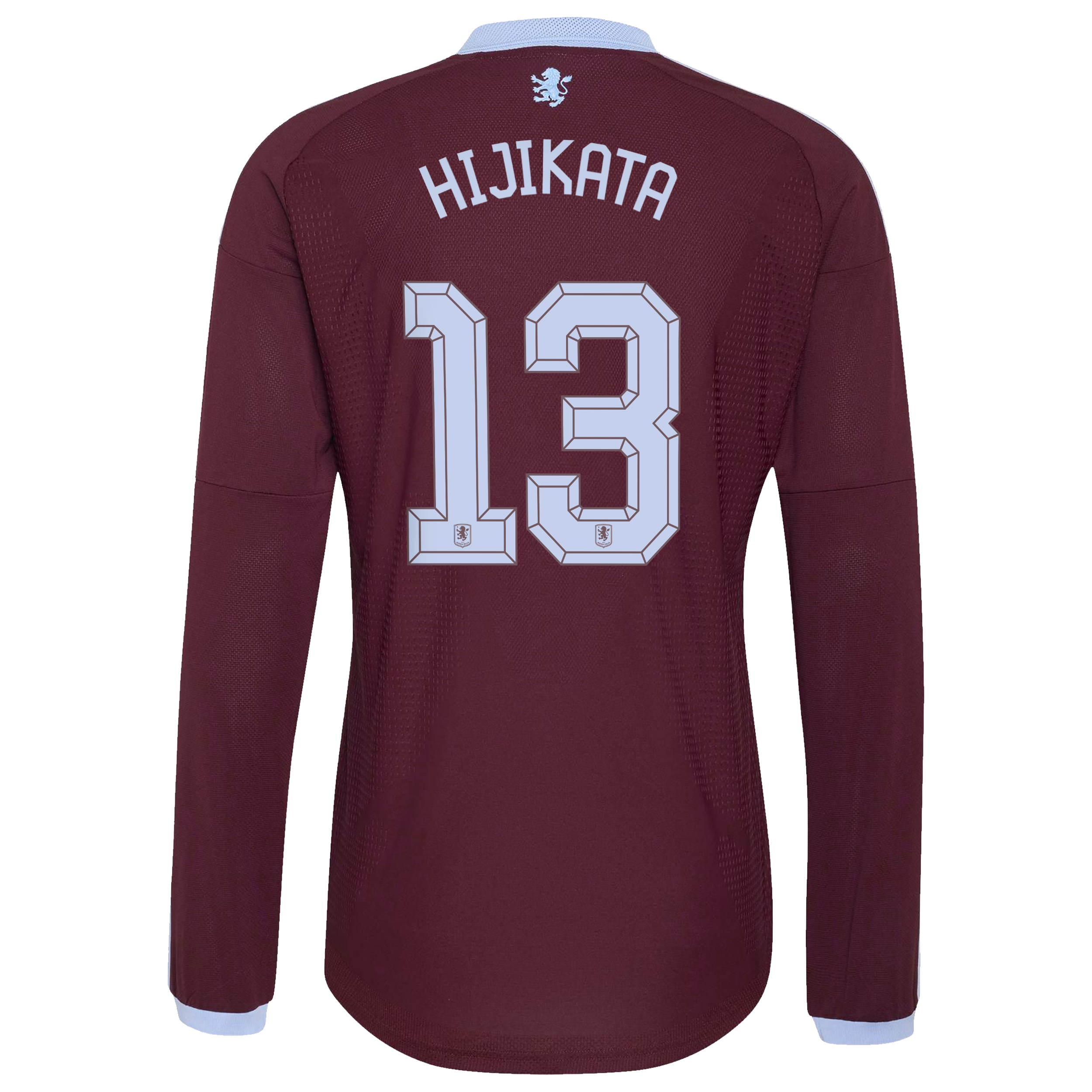 Aston Villa adidas Home Authentic Shirt 2026-27 - Long Sleeve with Hijikata 13 Cup printing, , rebel_hi-res