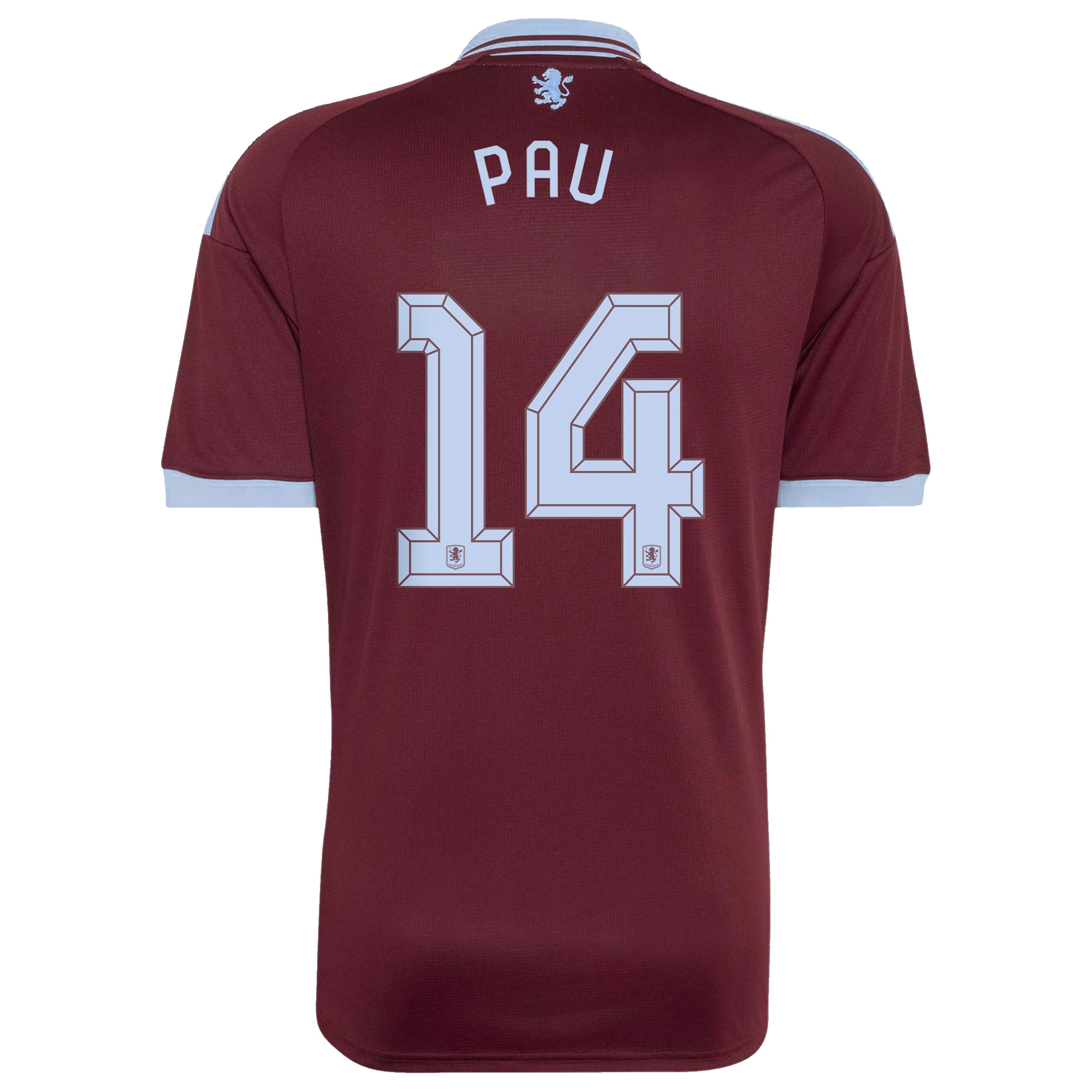 Aston Villa adidas Home Shirt 2026-27 with Pau 14 Cup printing, , rebel_hi-res