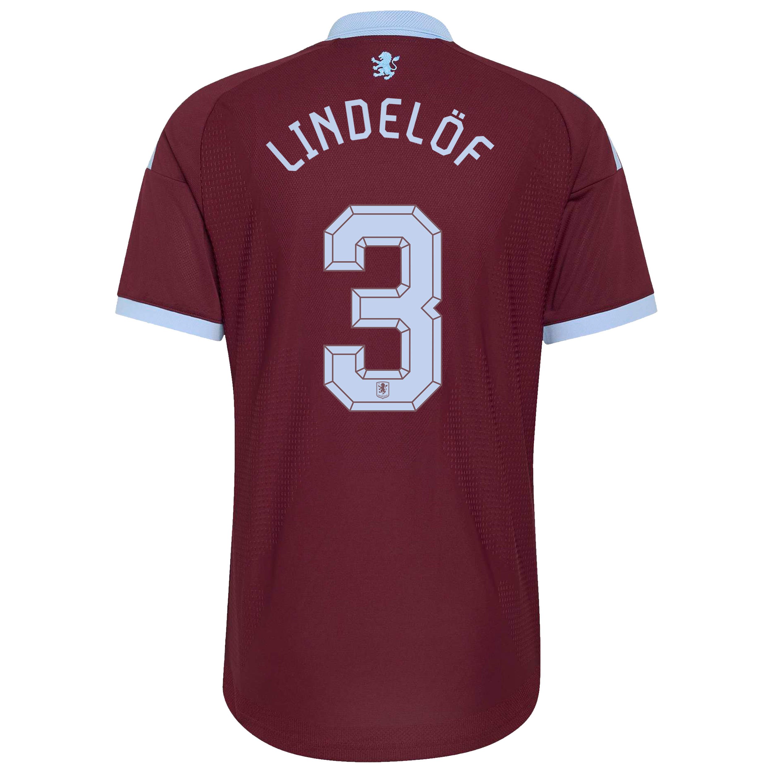 Aston Villa adidas Home Authentic Shirt 2026-27 with Lindel&ouml;f 3 Cup printing, , rebel_hi-res
